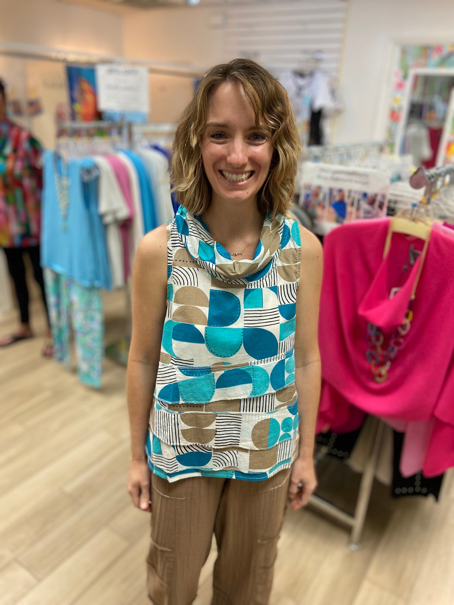 Tulip CV36 Leilani Cowl Tank Top