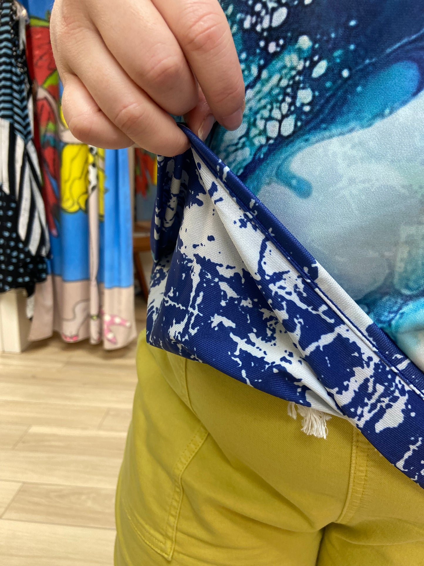 Lemon Grass Reversible 3/4 Top