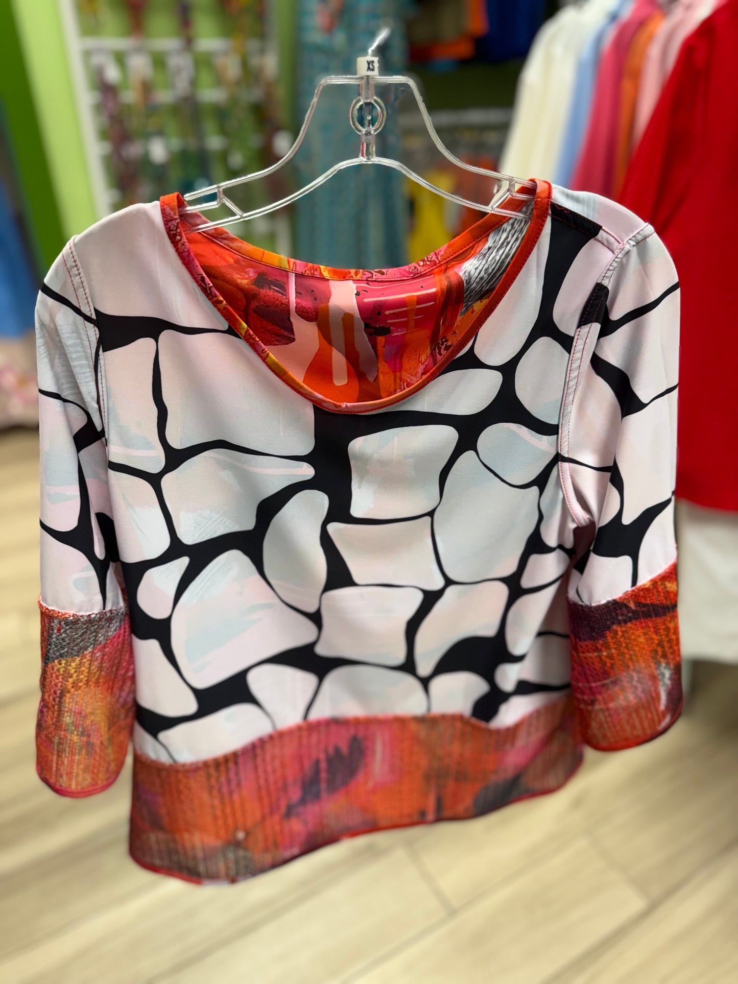 Lemon Grass S6KT4112 Mesh Reversible Top
