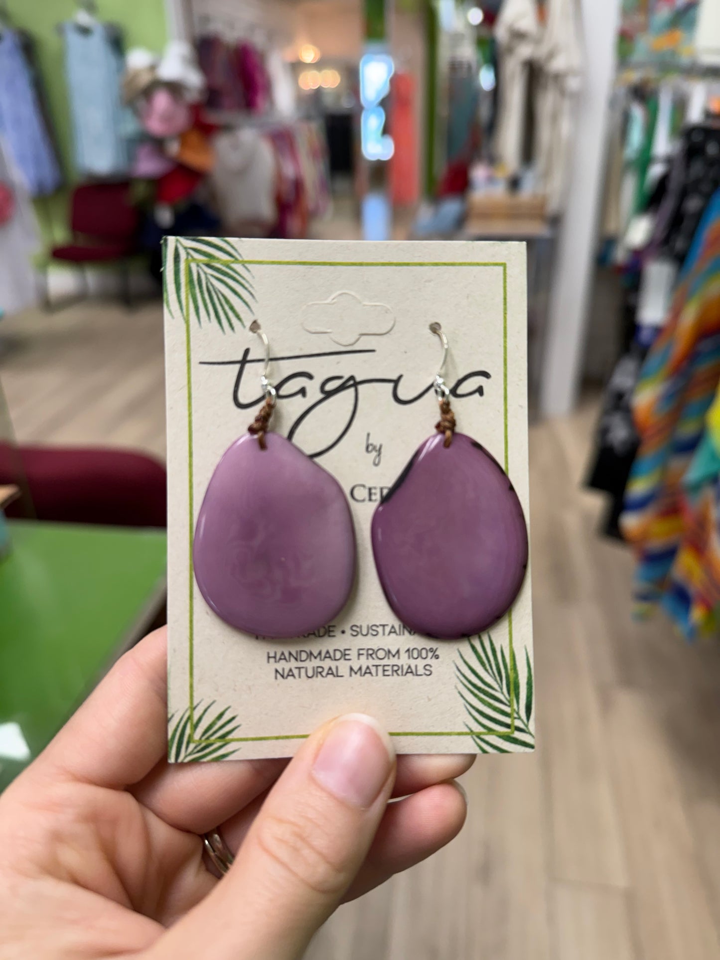 Tagua Amigas Earring