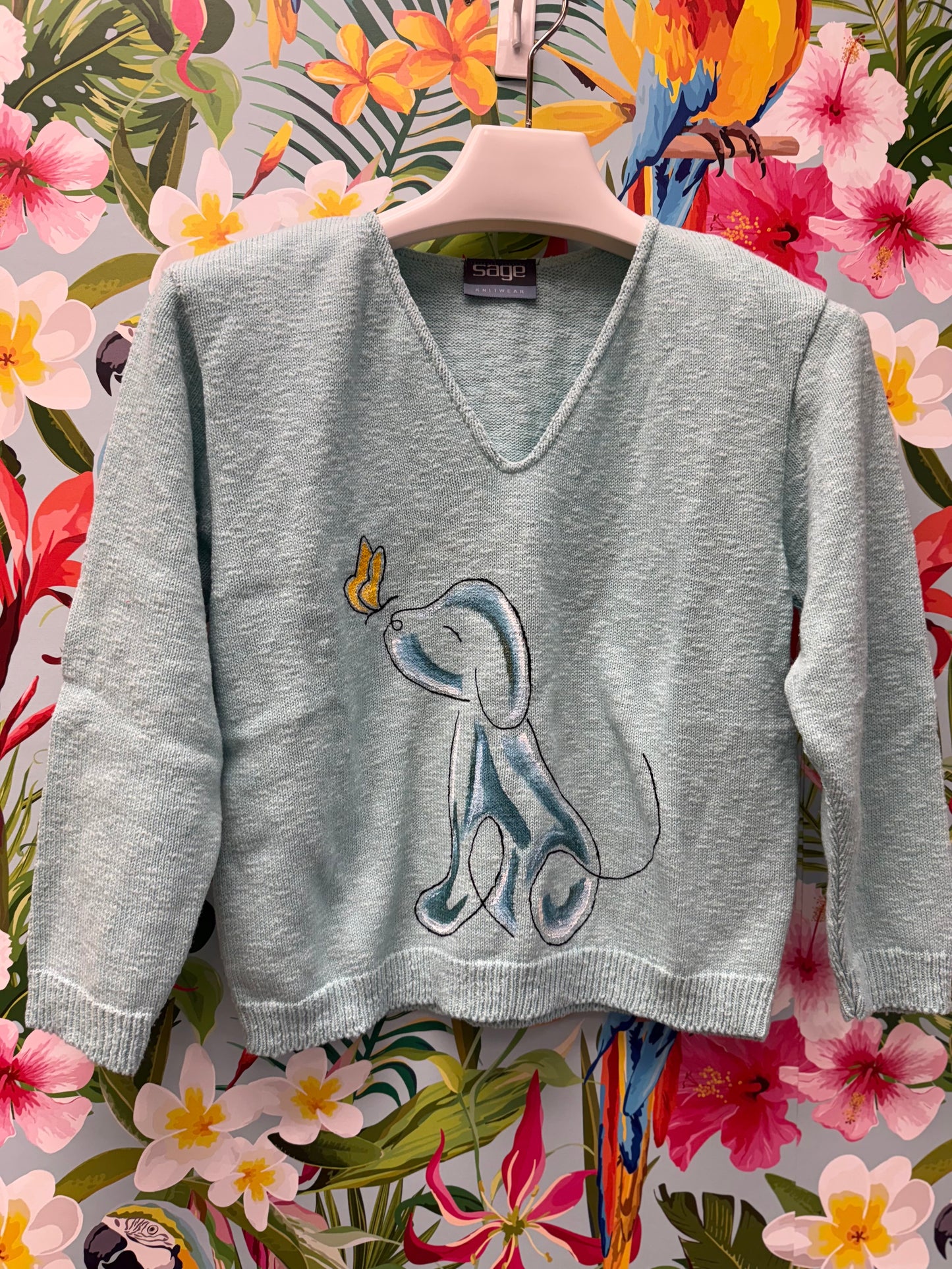 LisaLou Painted Happy Dog Sweater