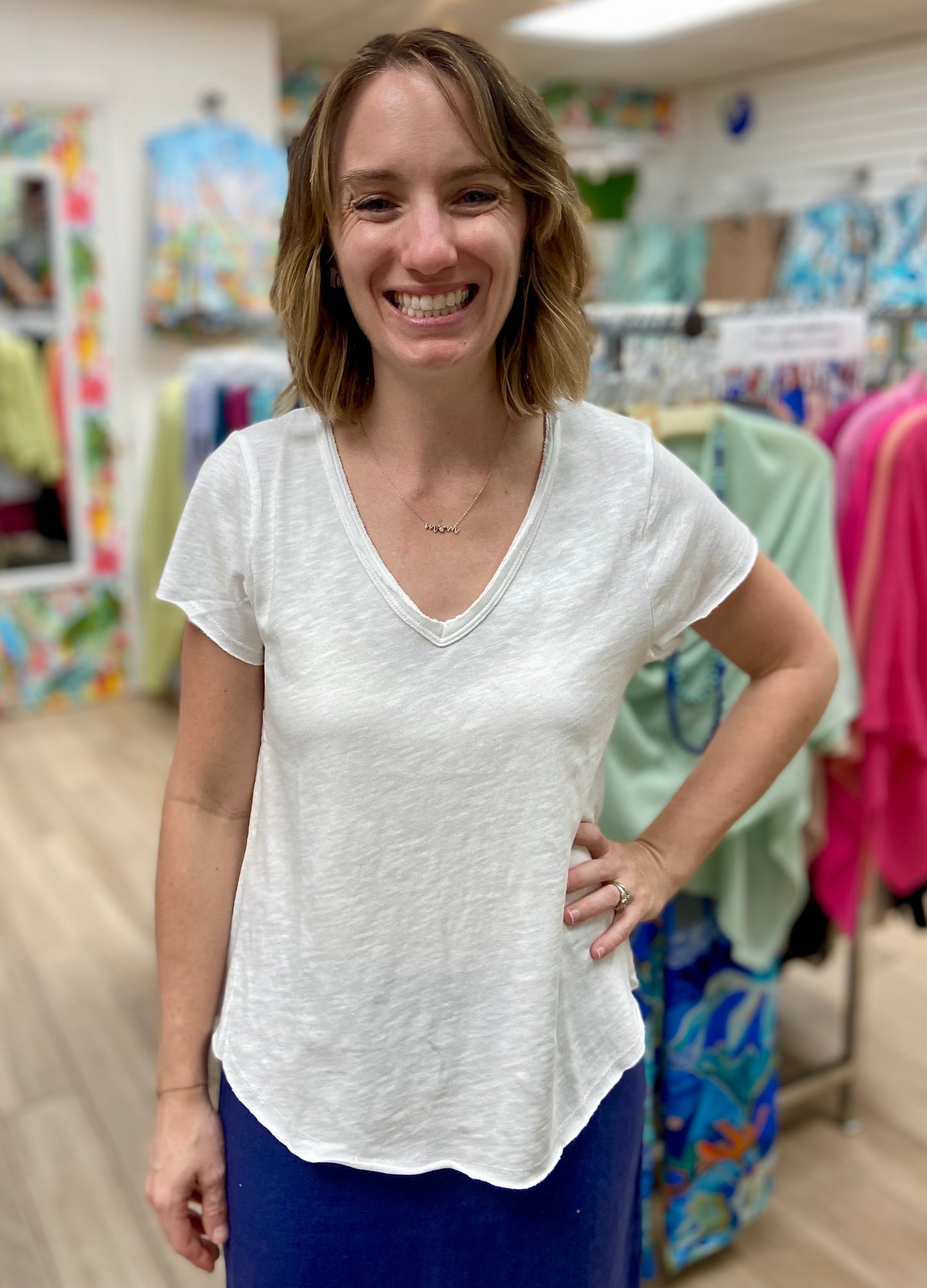 Hatley Sadie V-Neck Tee Top