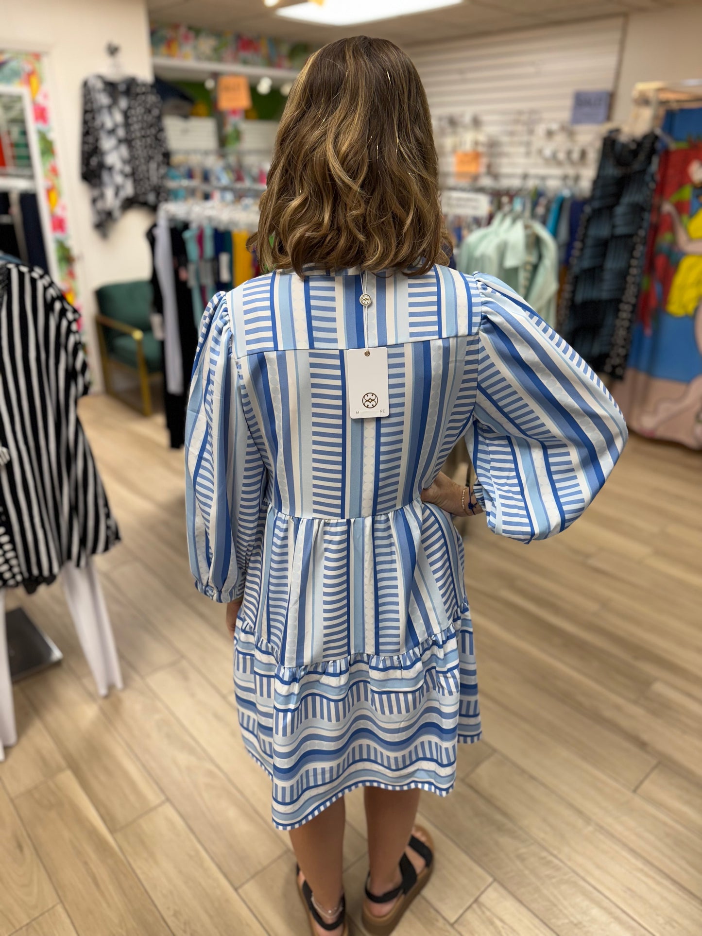 Mary Square Cooper Dress
