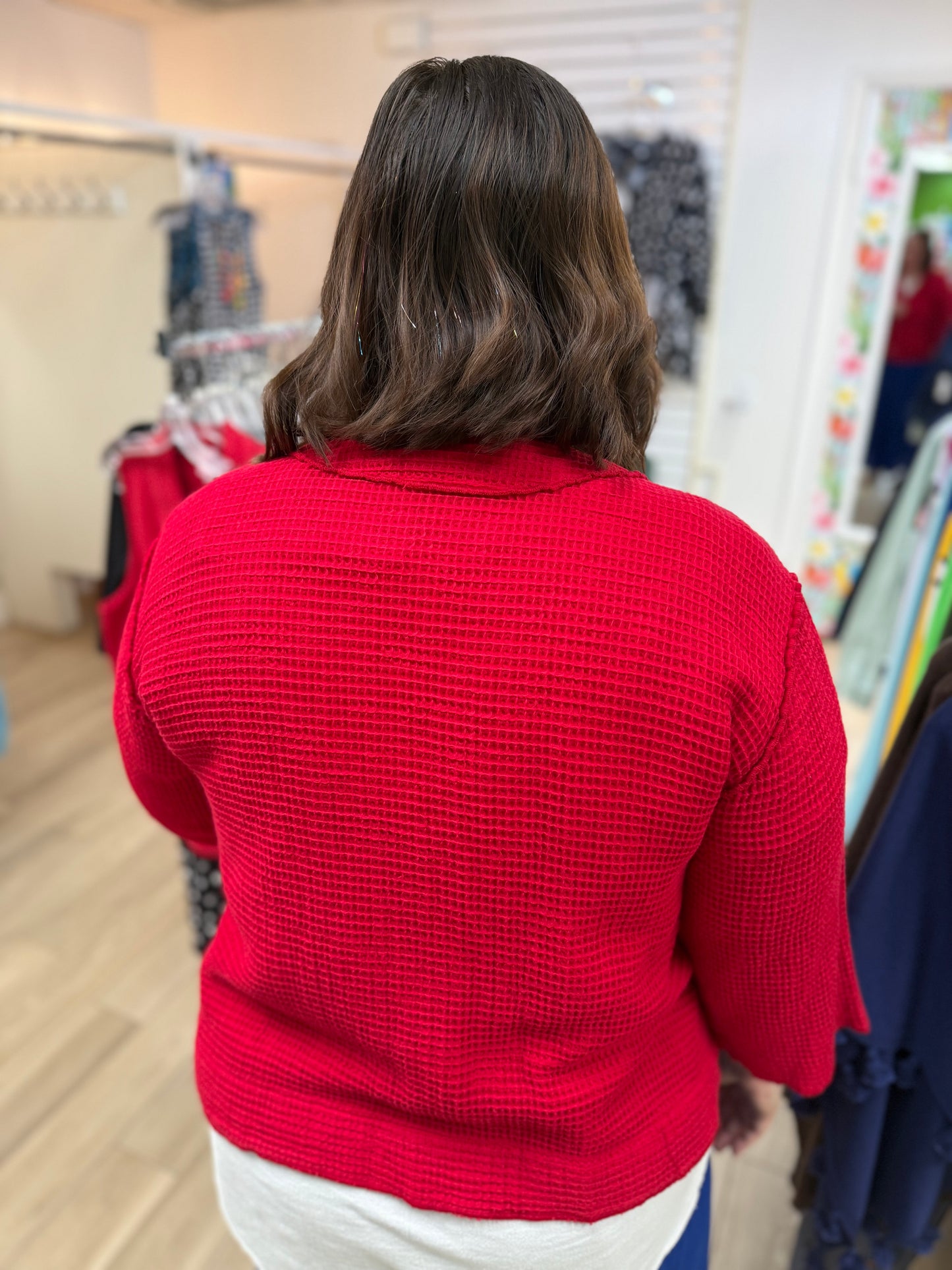 Focus C686 Red Waffle Jacket
