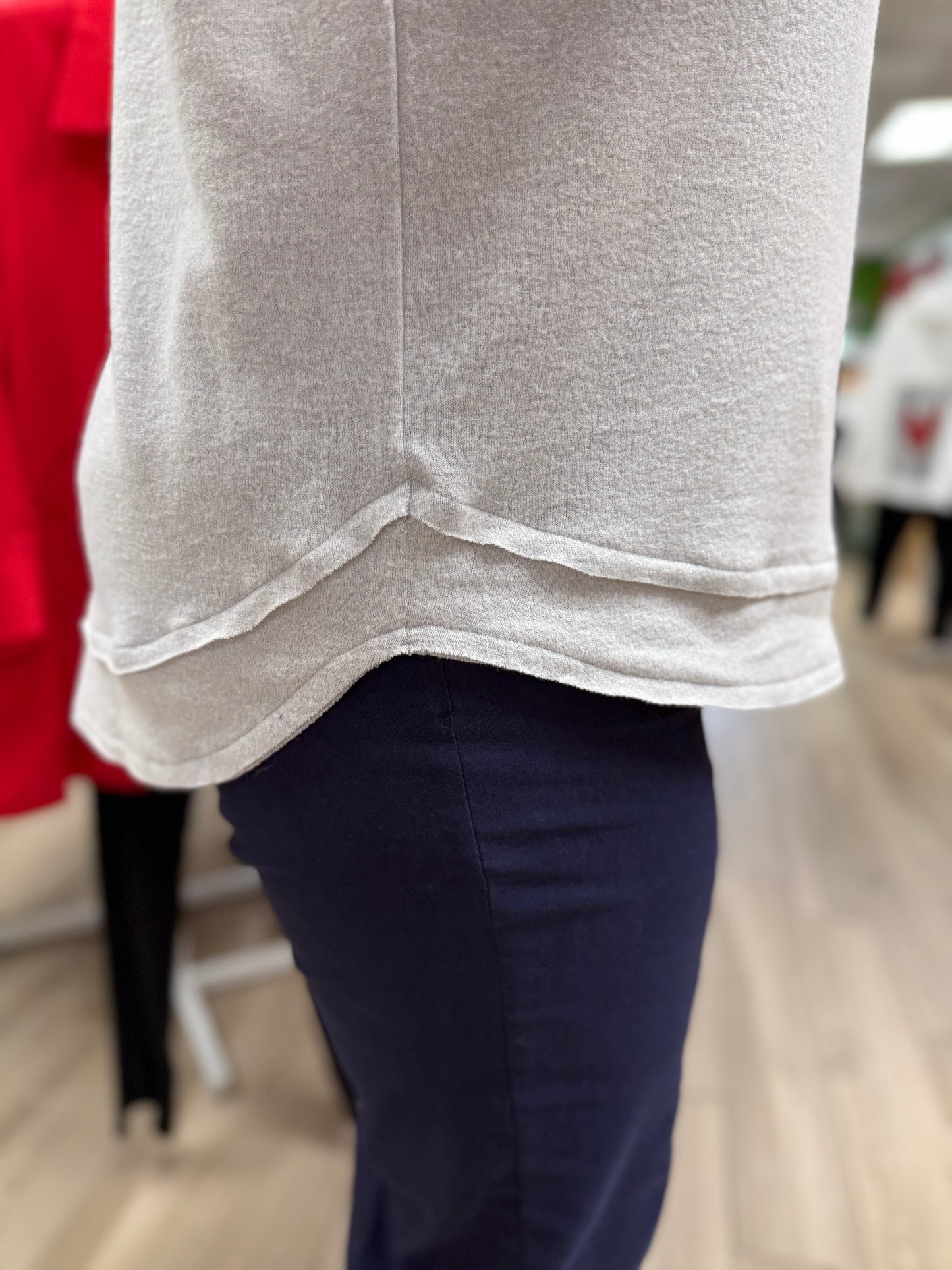 Boat House Venice Cozy Doodle Top