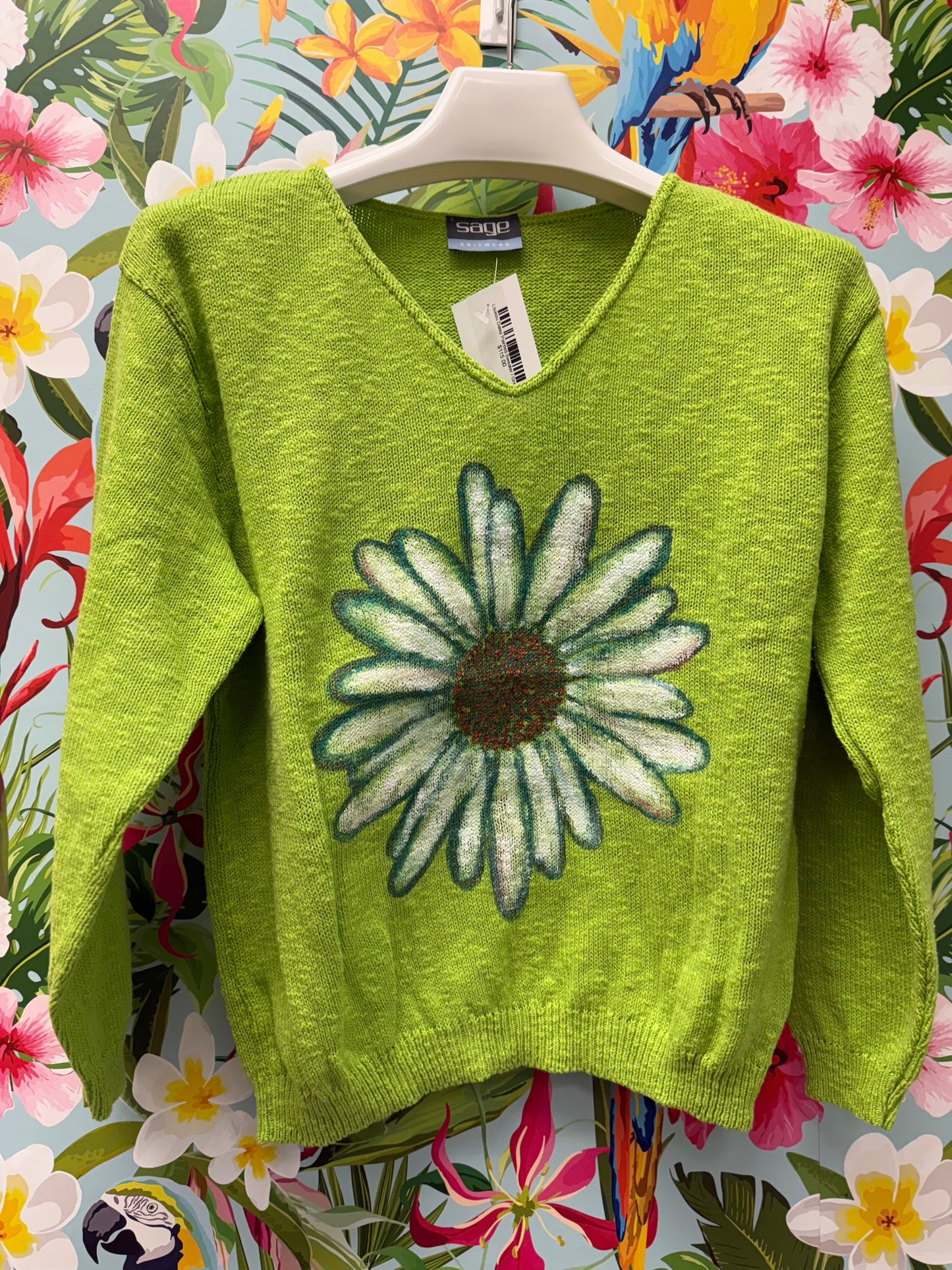 Lisalou Daisy Painted Sweater