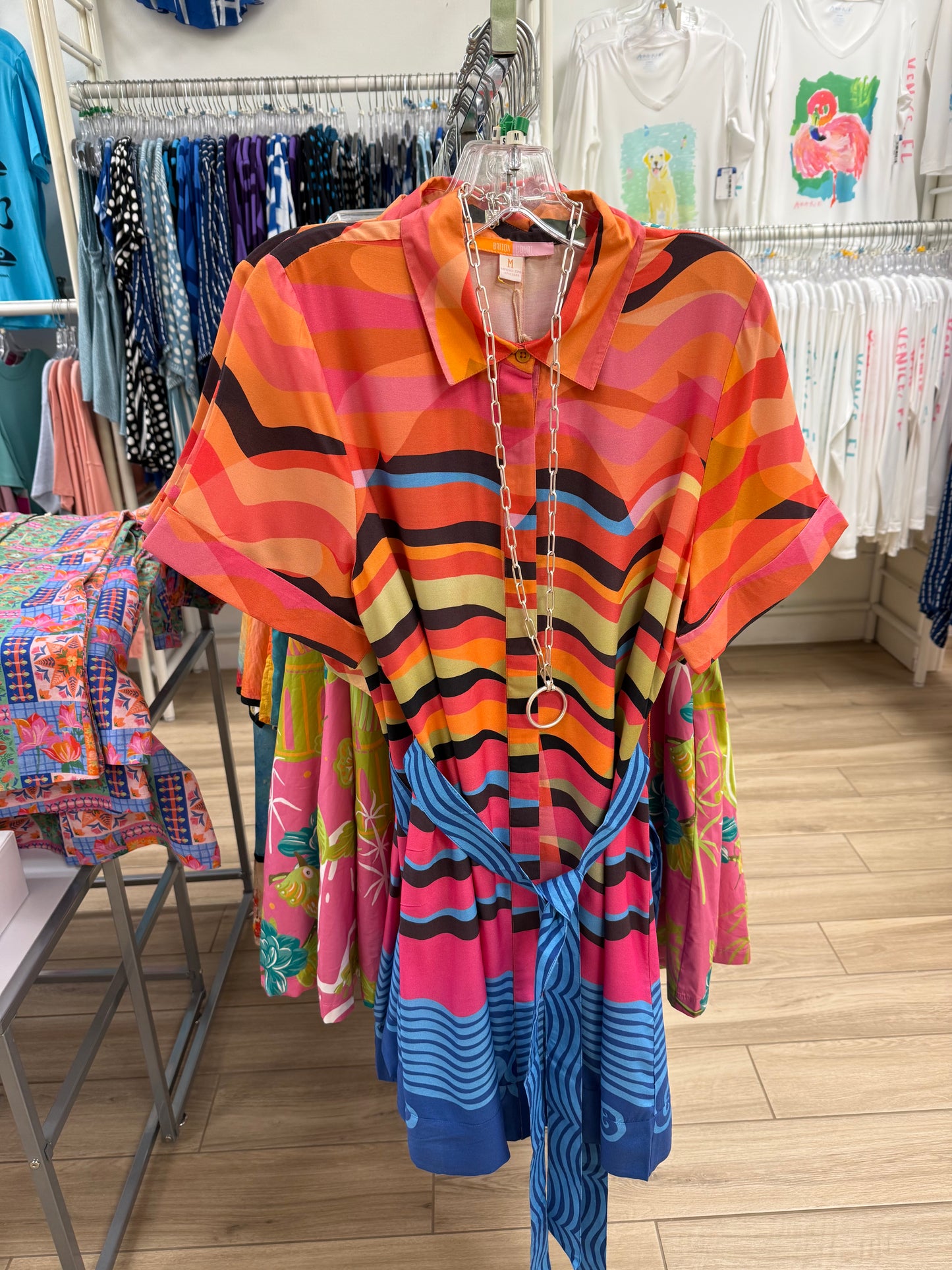 Briton Court Elena Sunrise Shirt Dress