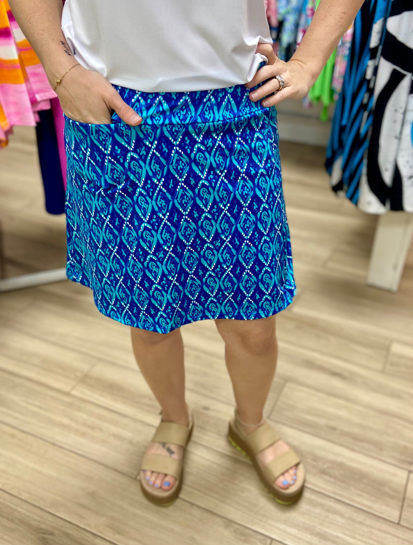 Capleton Road UPF Zip Side Skort