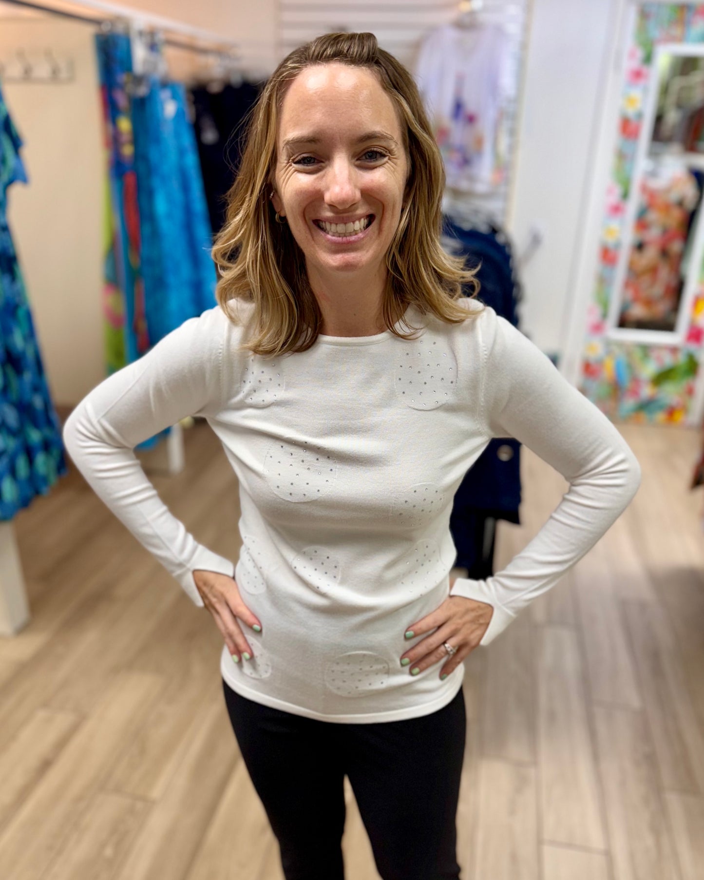 Marble 8011 Sparkle Dots Sweater