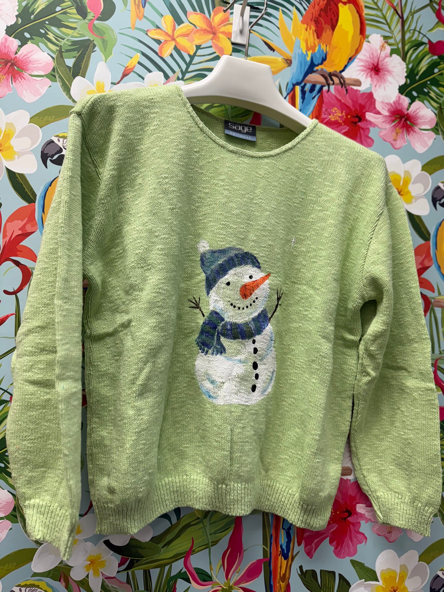 LisaLou Painted Snowman Sweater