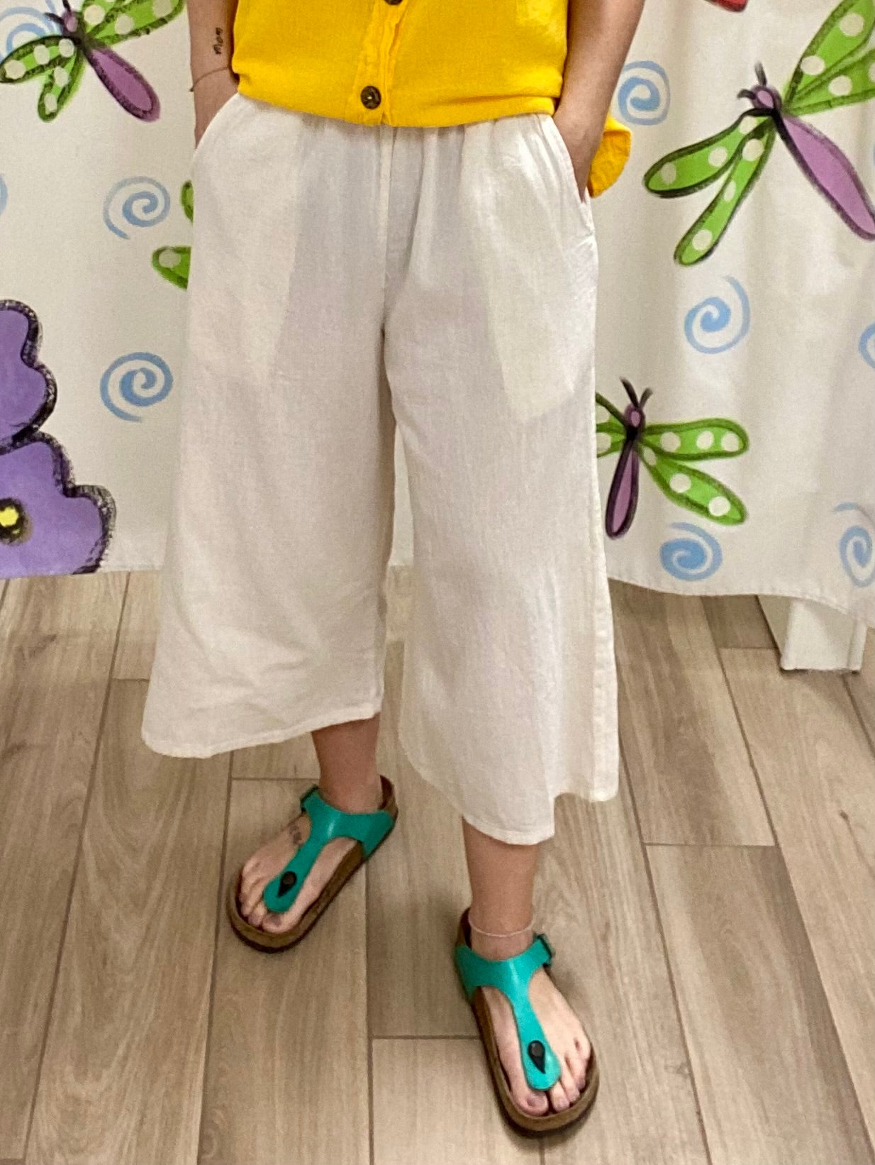 Maya Jones 1085 Wide Leg Crop