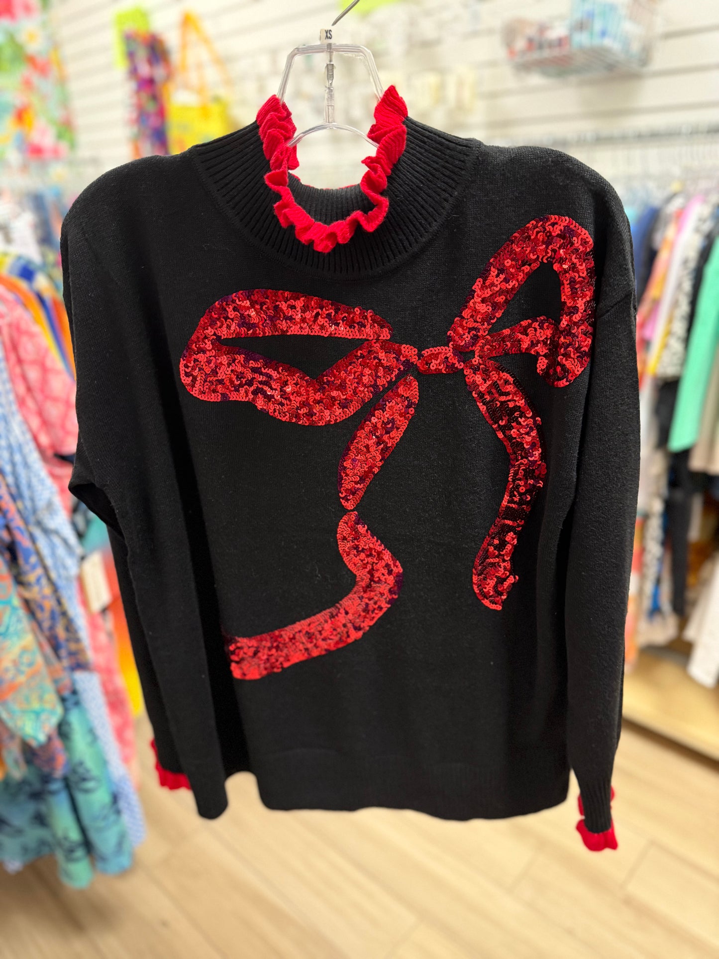 Spanner 425900 Sequin Bow Sweater