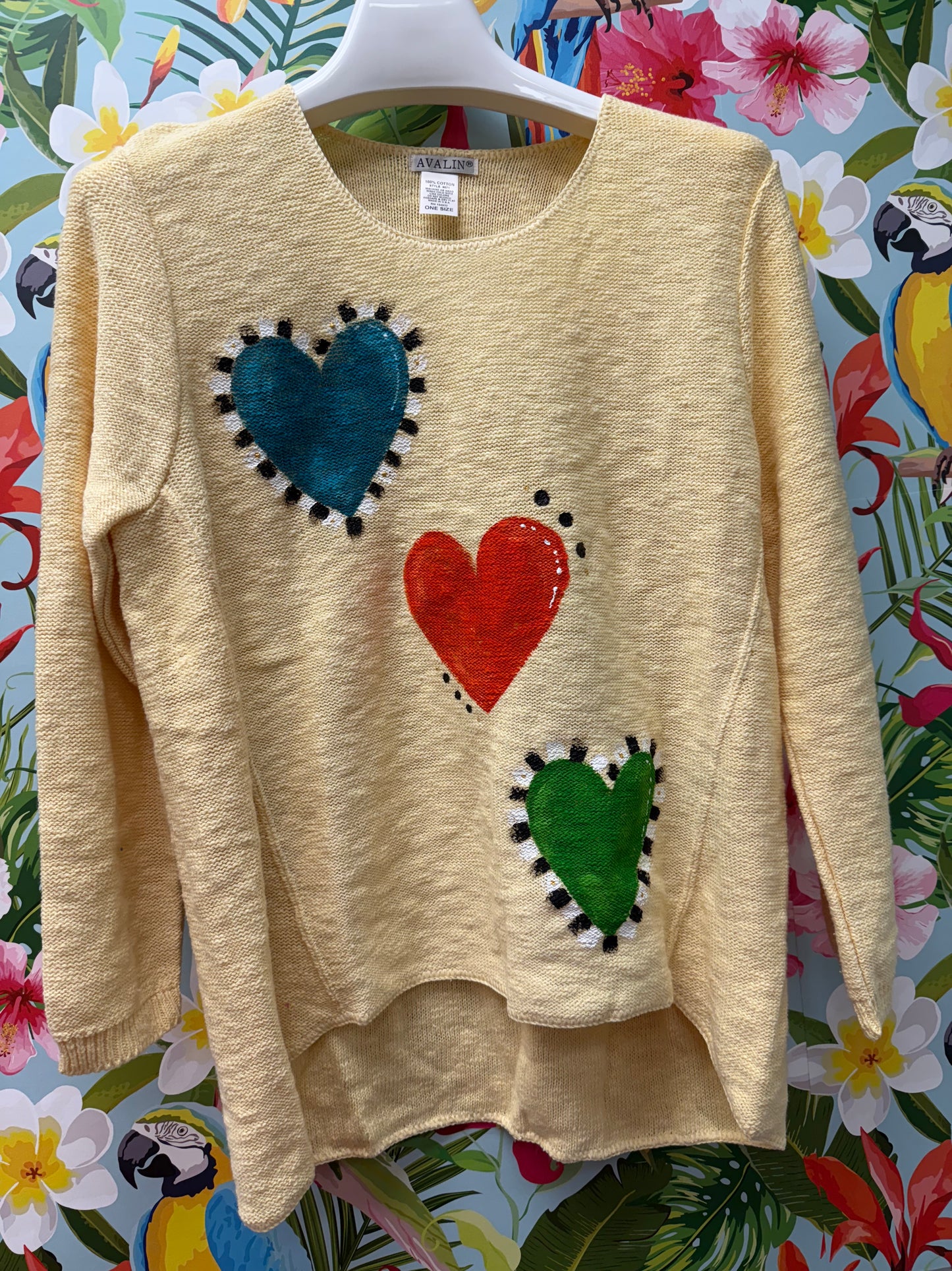 MoMo Sweater - Happy Hearts