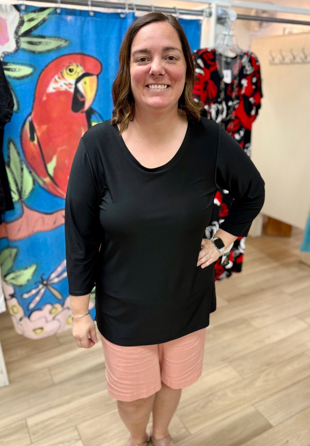 Fashque T311 Stretch Tunic Top