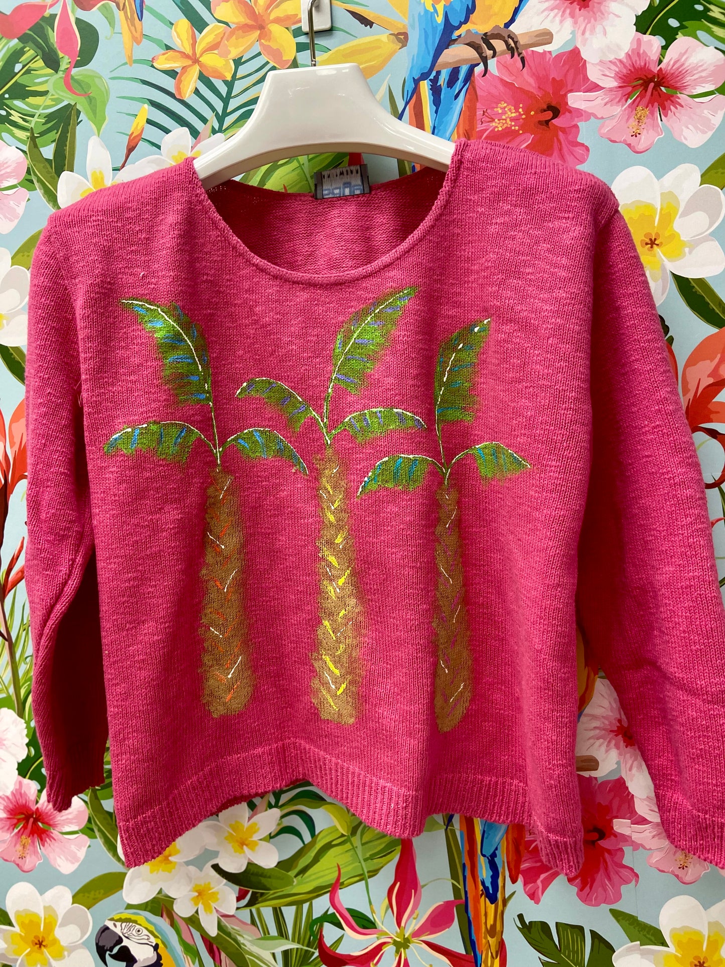 MoMo Sweater - Pop Palm Trio