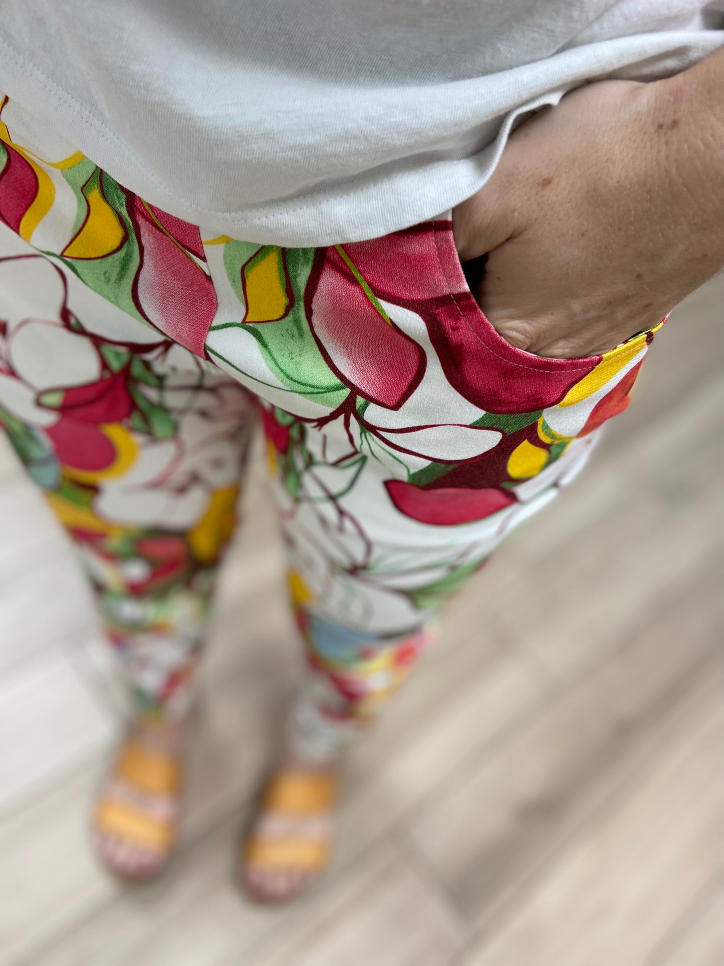 GG Jeans 98009 Print Stretch Pant