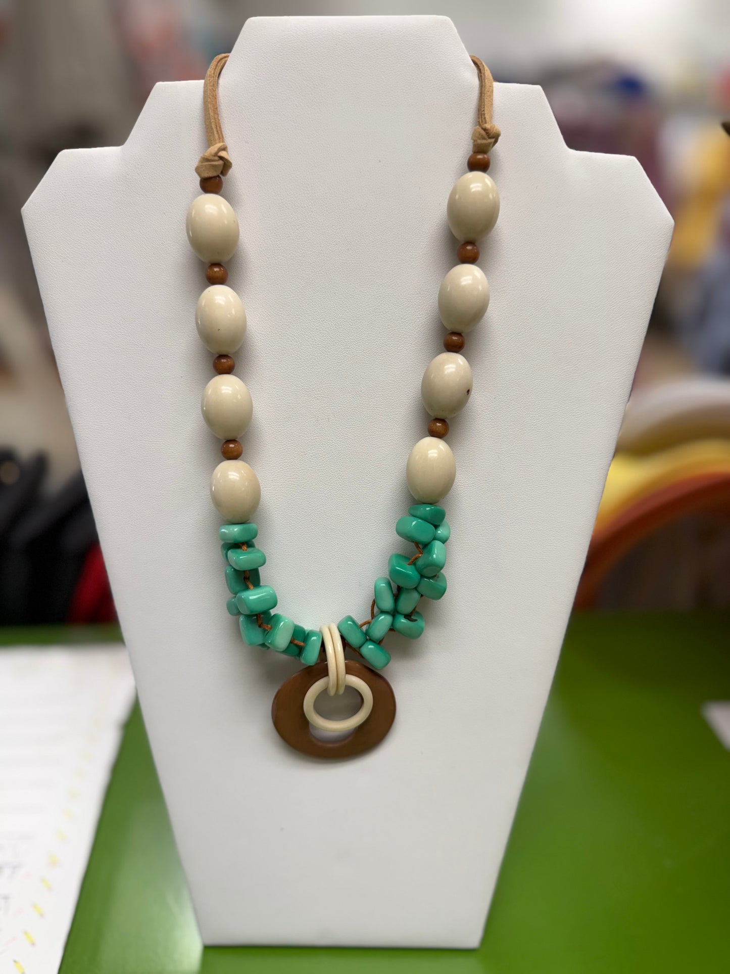 Tagua Cara Necklace