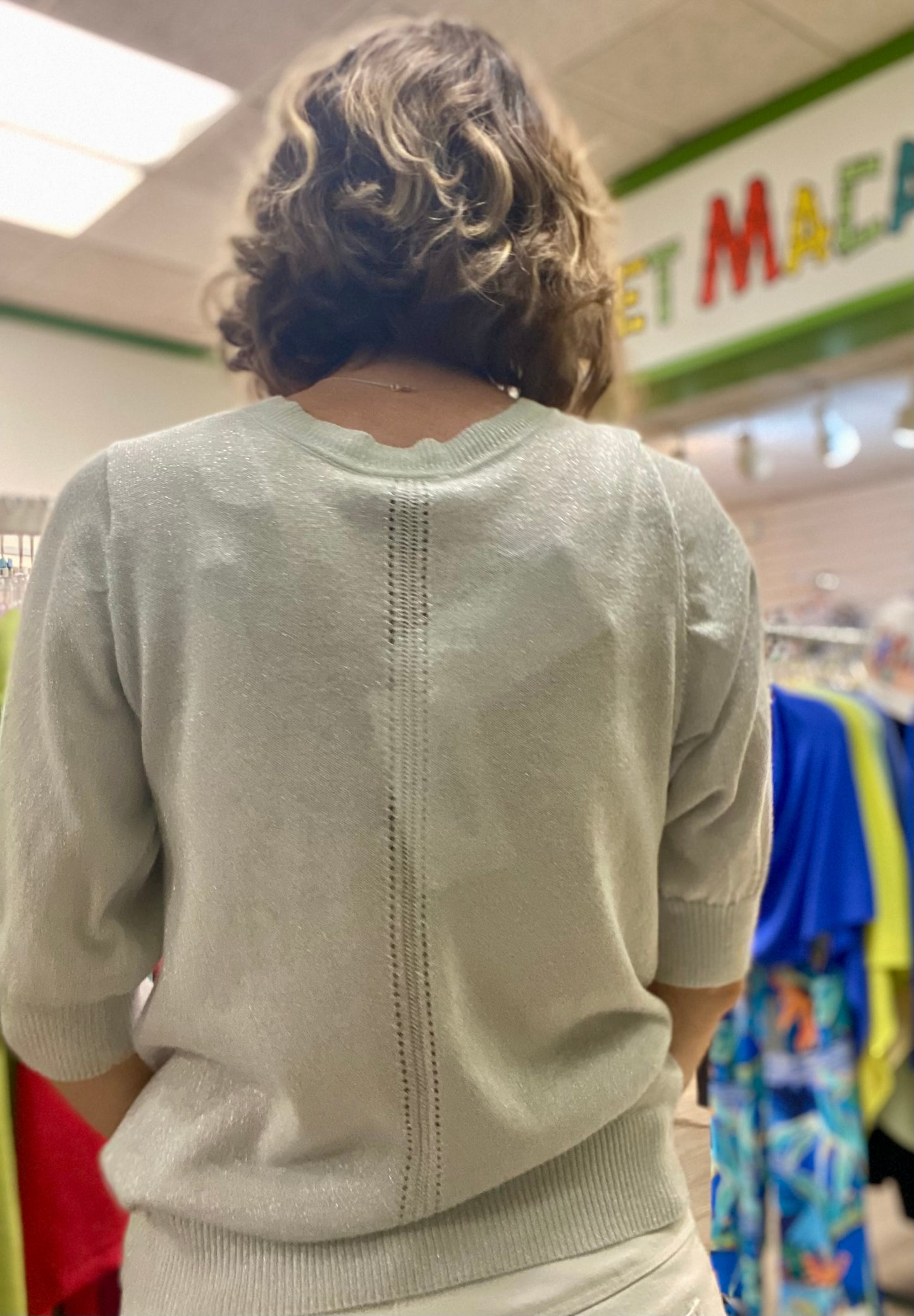 Marble 7870 Reversible Sparkle Cardigan