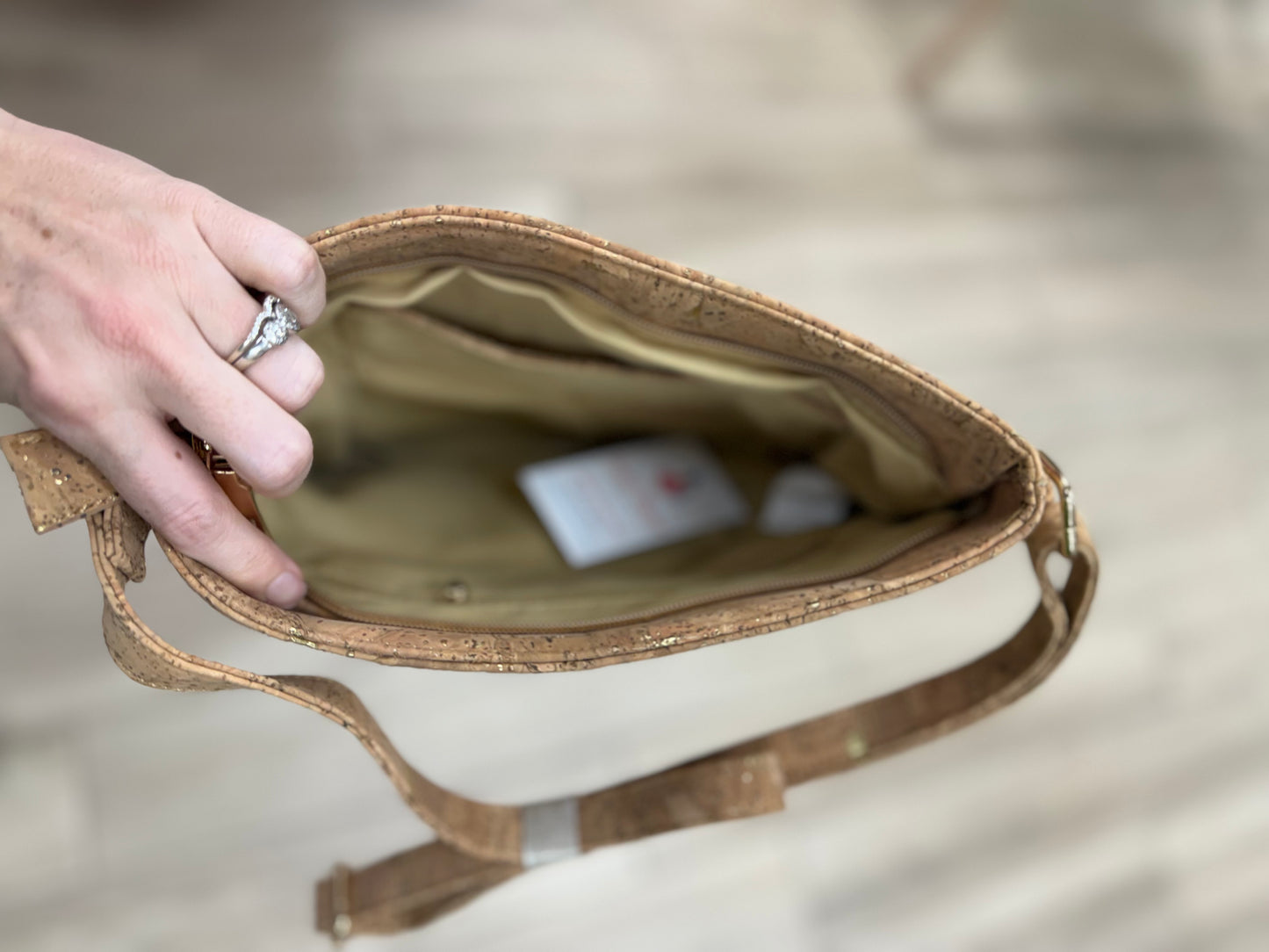 Meninas Cork 2279 Zipper Bag