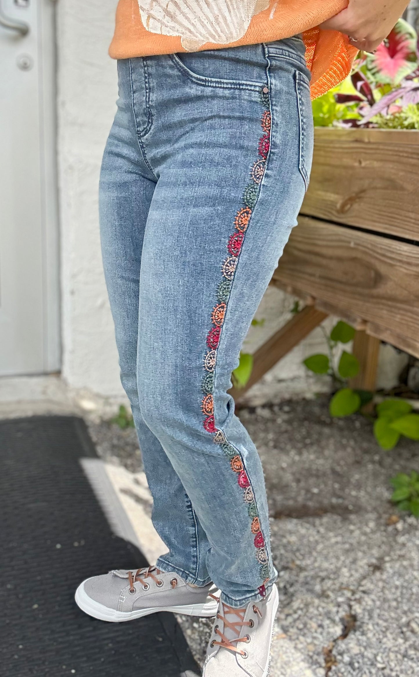 FDJ 2281669 Embroidered Jeans