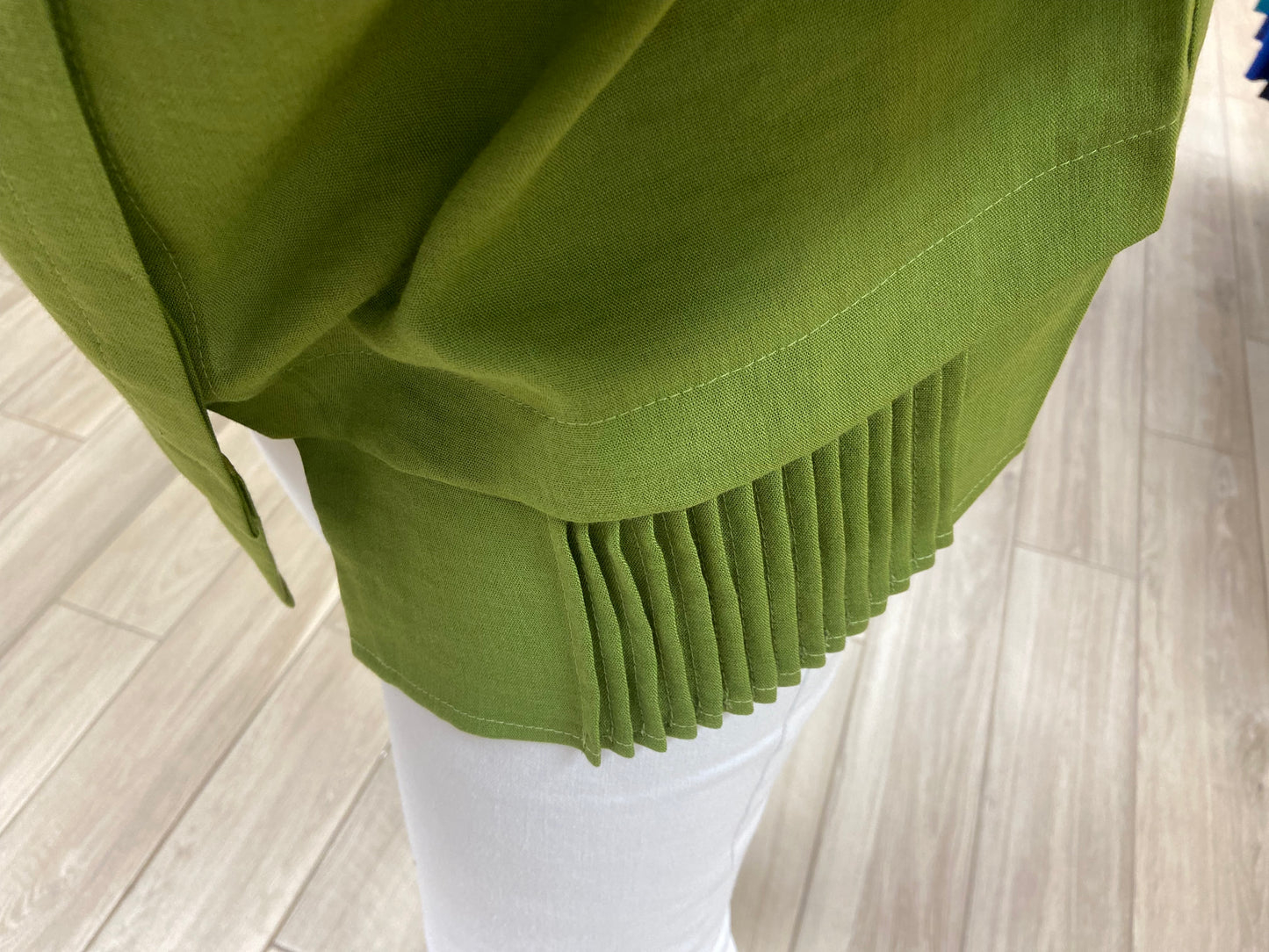 Fridaze AA295 Zoey Pleat Hem Jacket