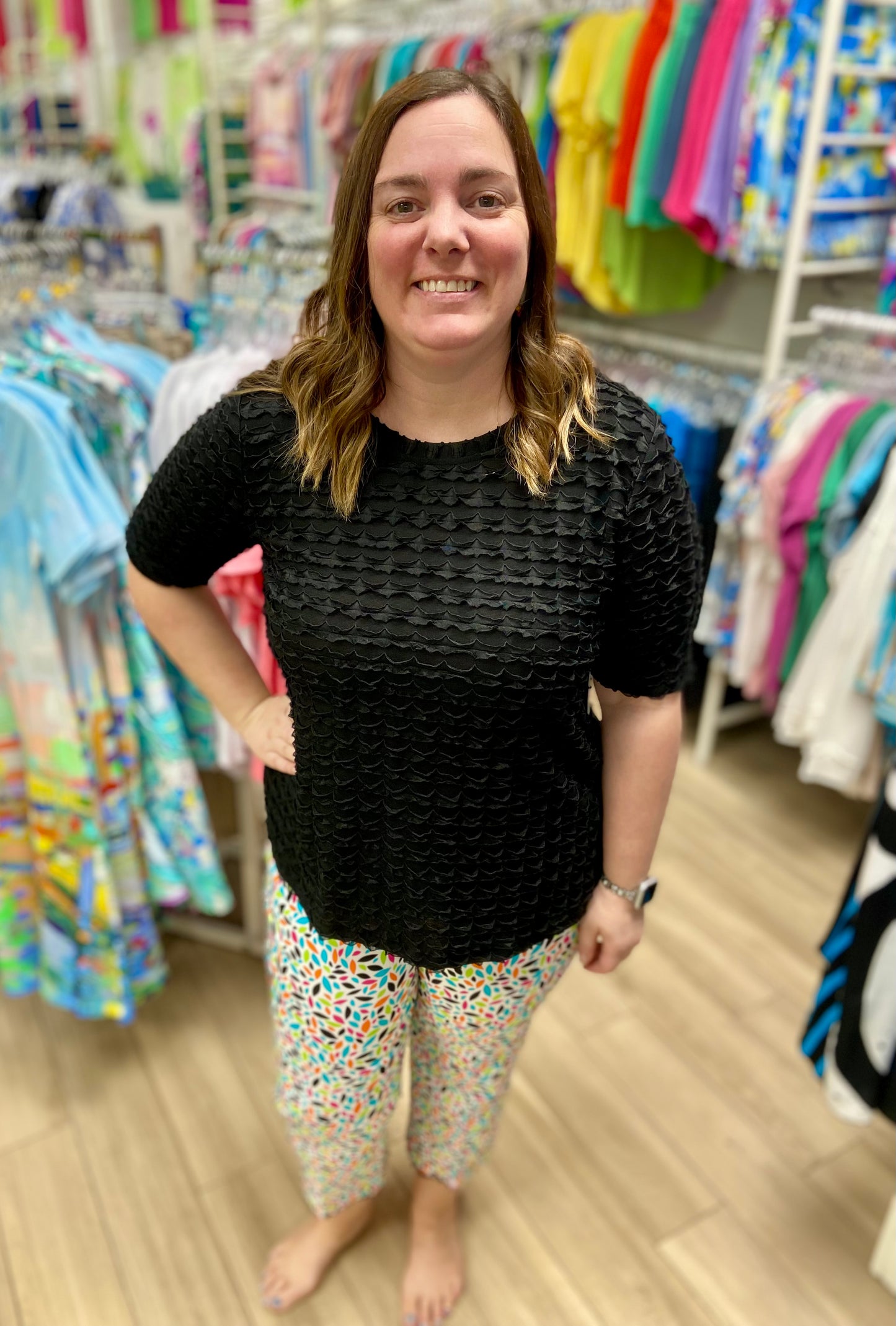 Slimsation M25715PM Print Capris