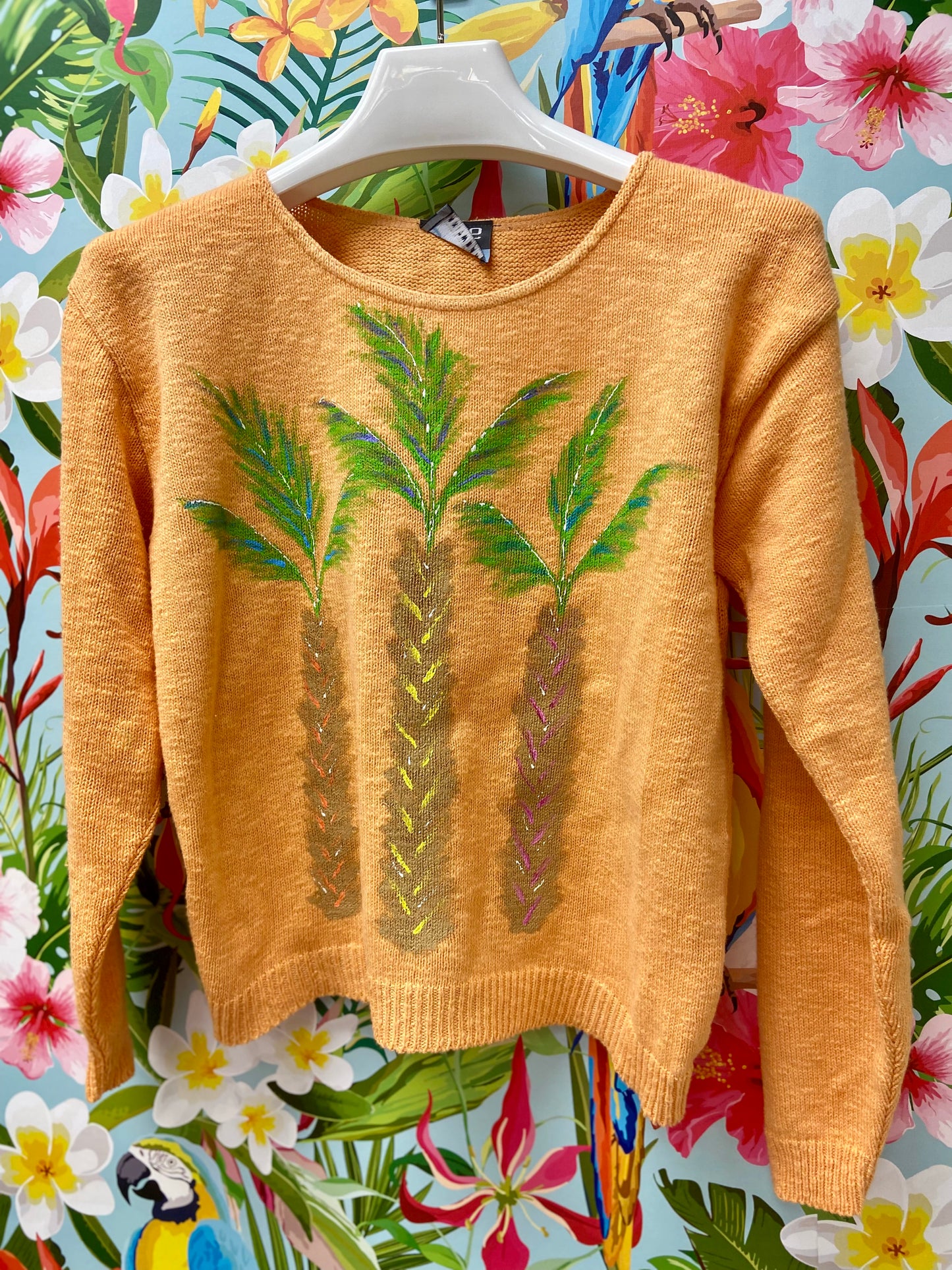 MoMo Sweater - Pop Palm Trio