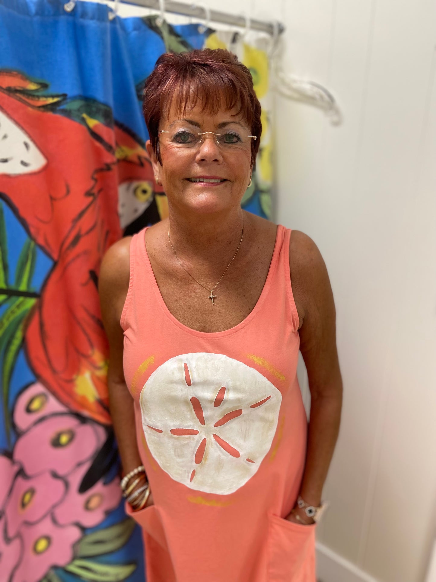 MoMo 8363 Painted Sand Dollar Dress