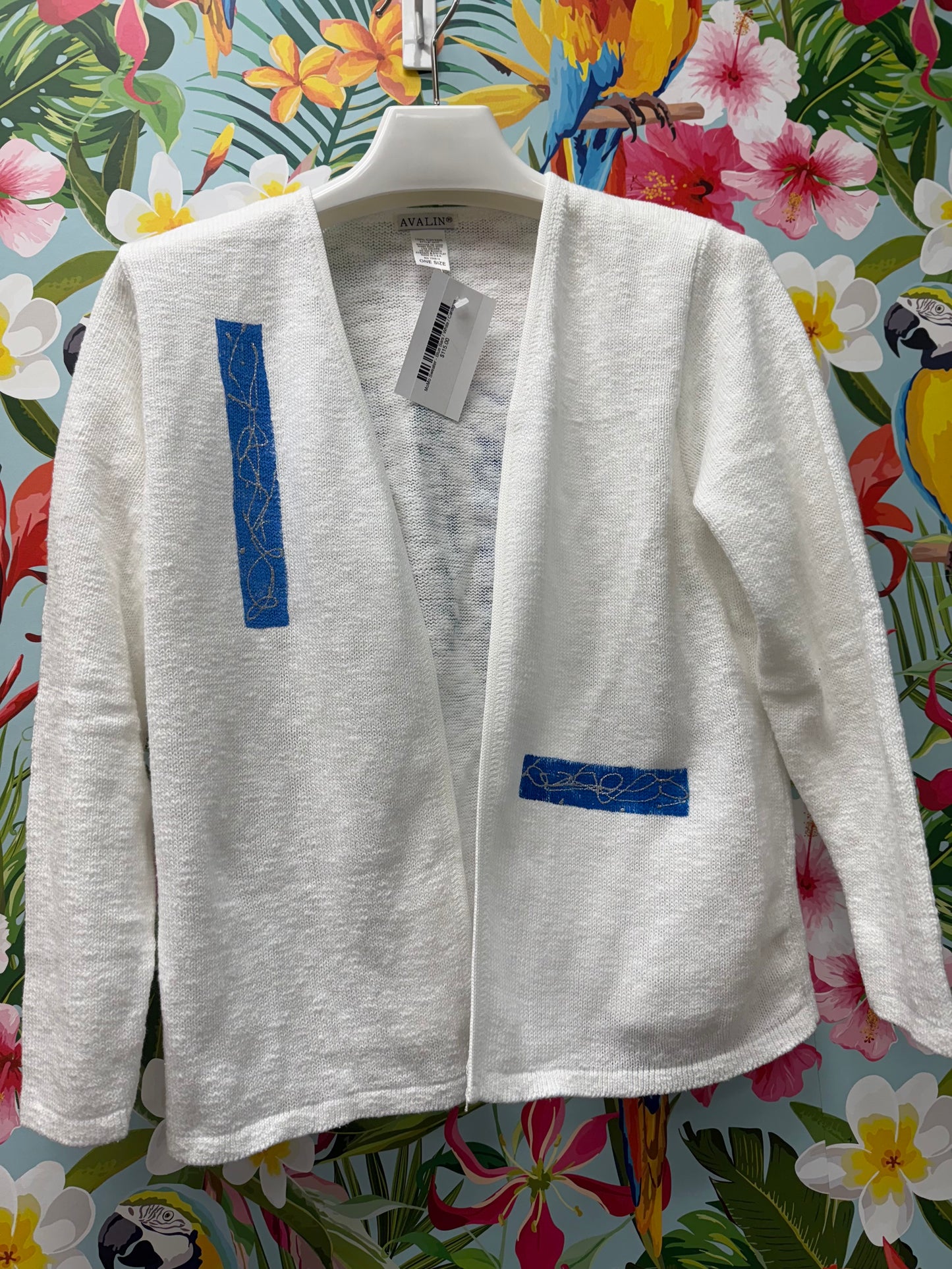 MoMo Sweater - Blue Bars
