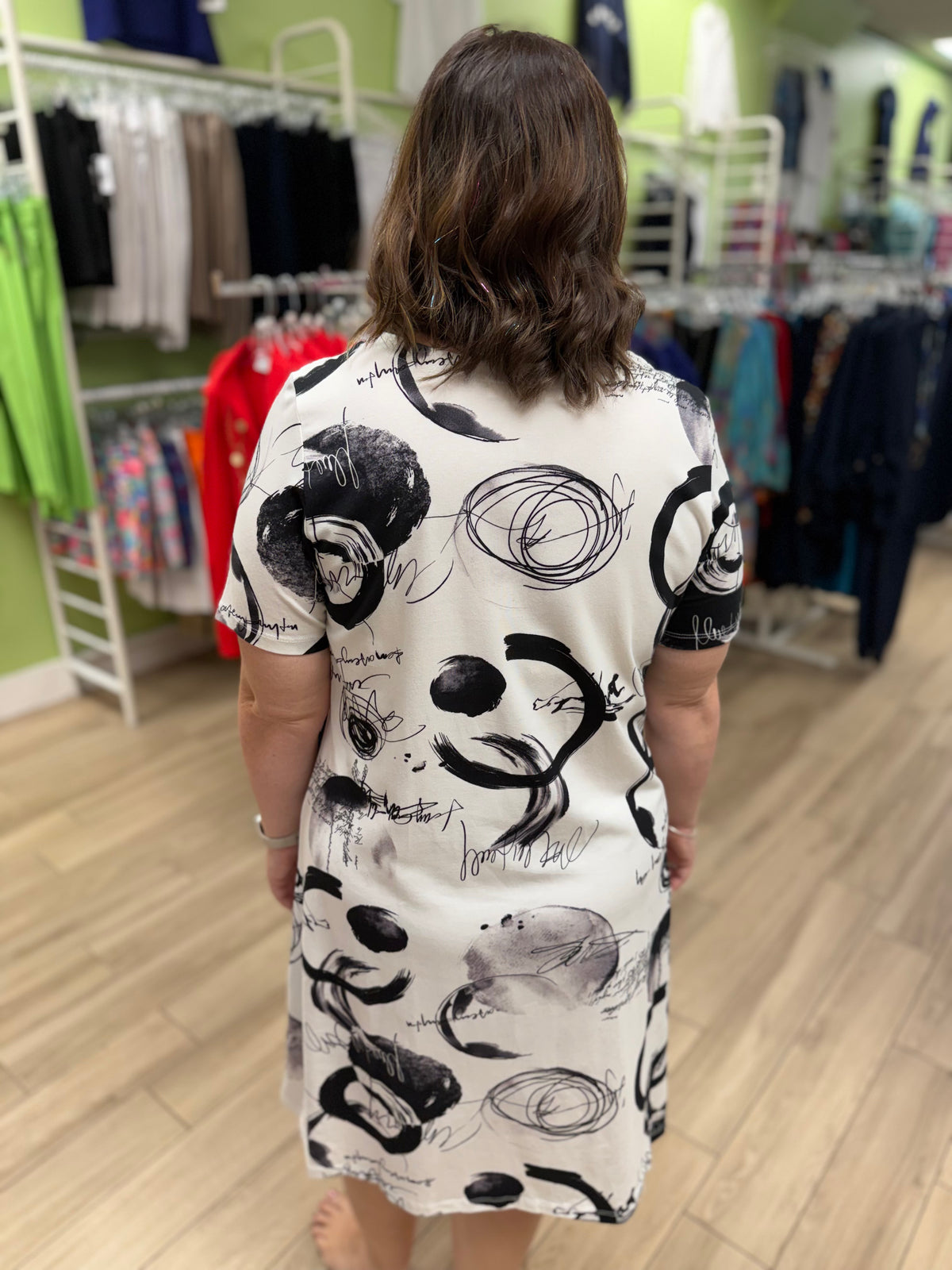 Jess & Jane Notch Neck Dress