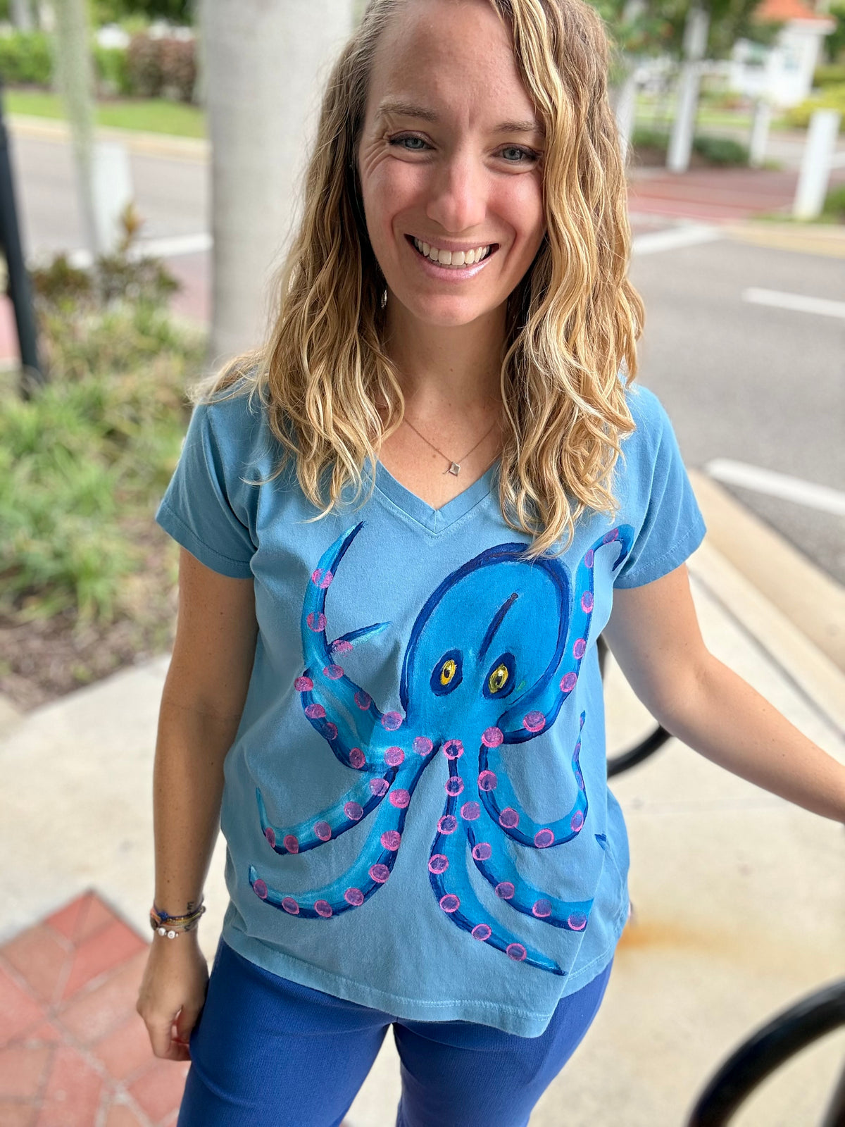 Peg 8165 Painted Octopus Top