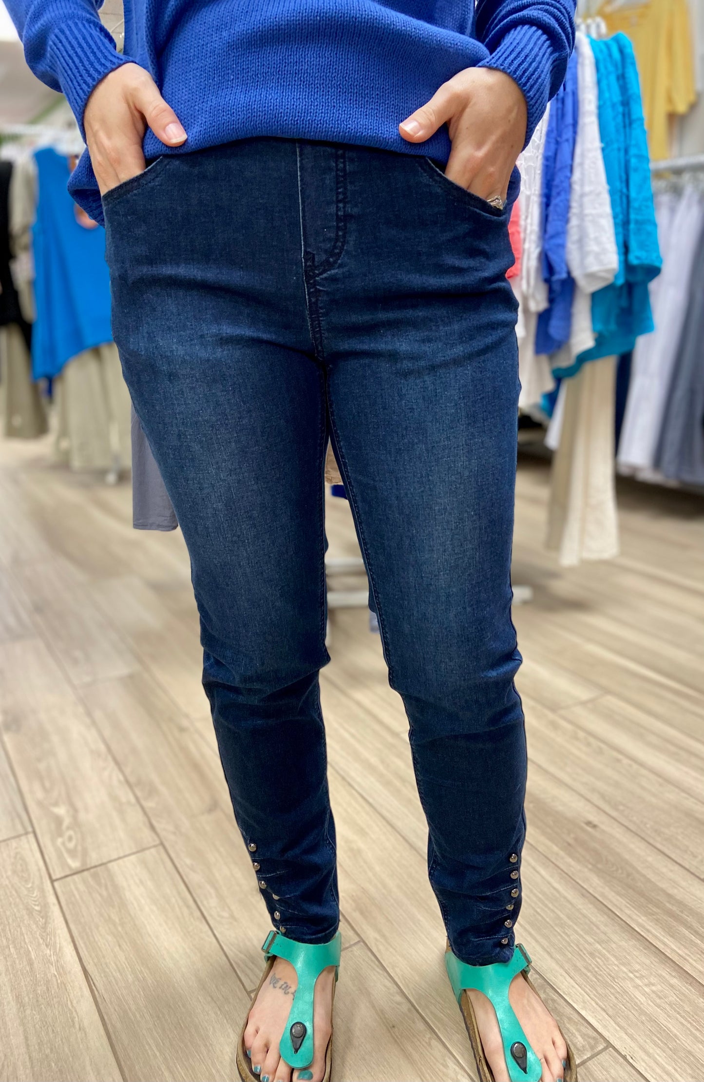 Euro P415MWR Side Stud Jeans
