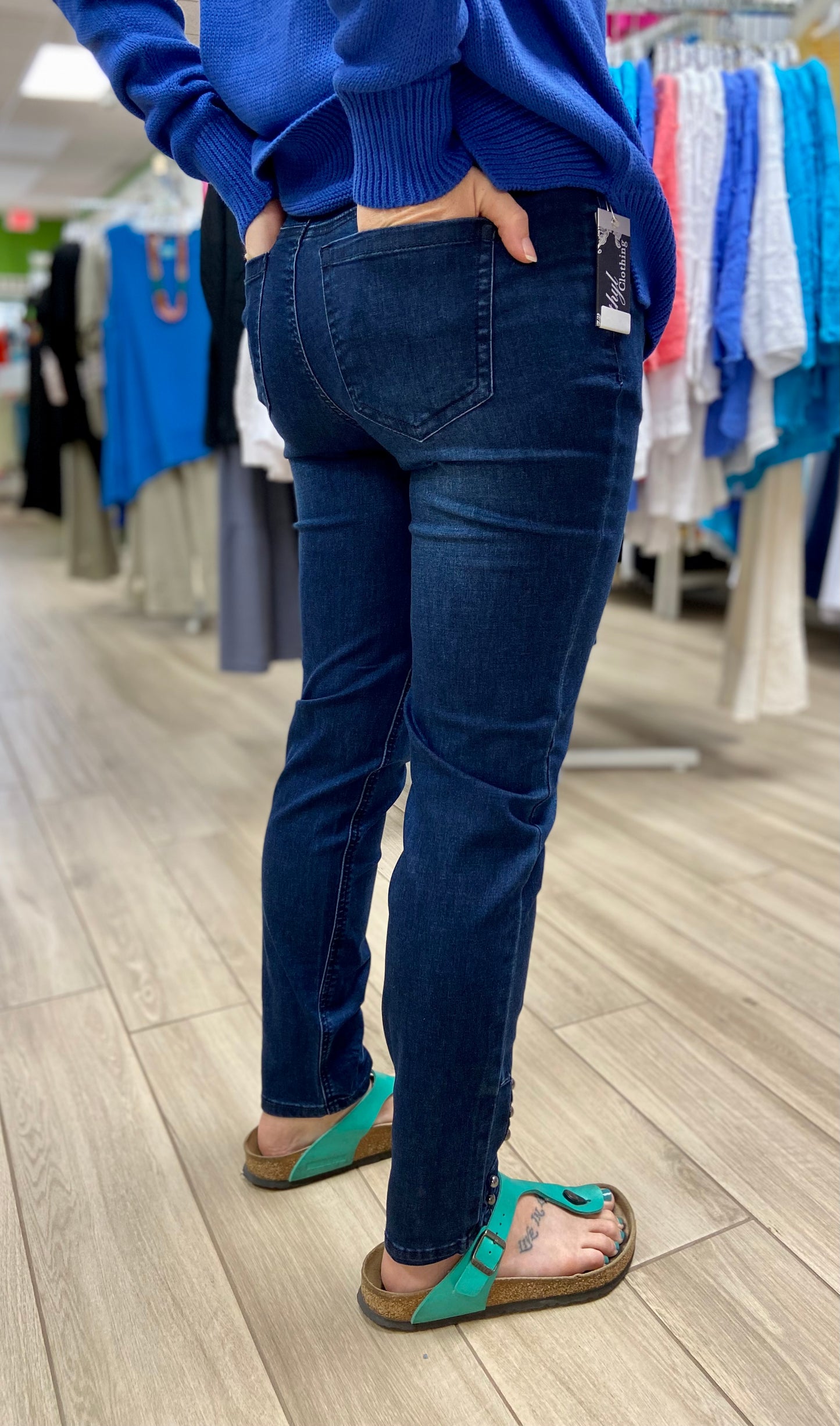 Euro P415MWR Side Stud Jeans