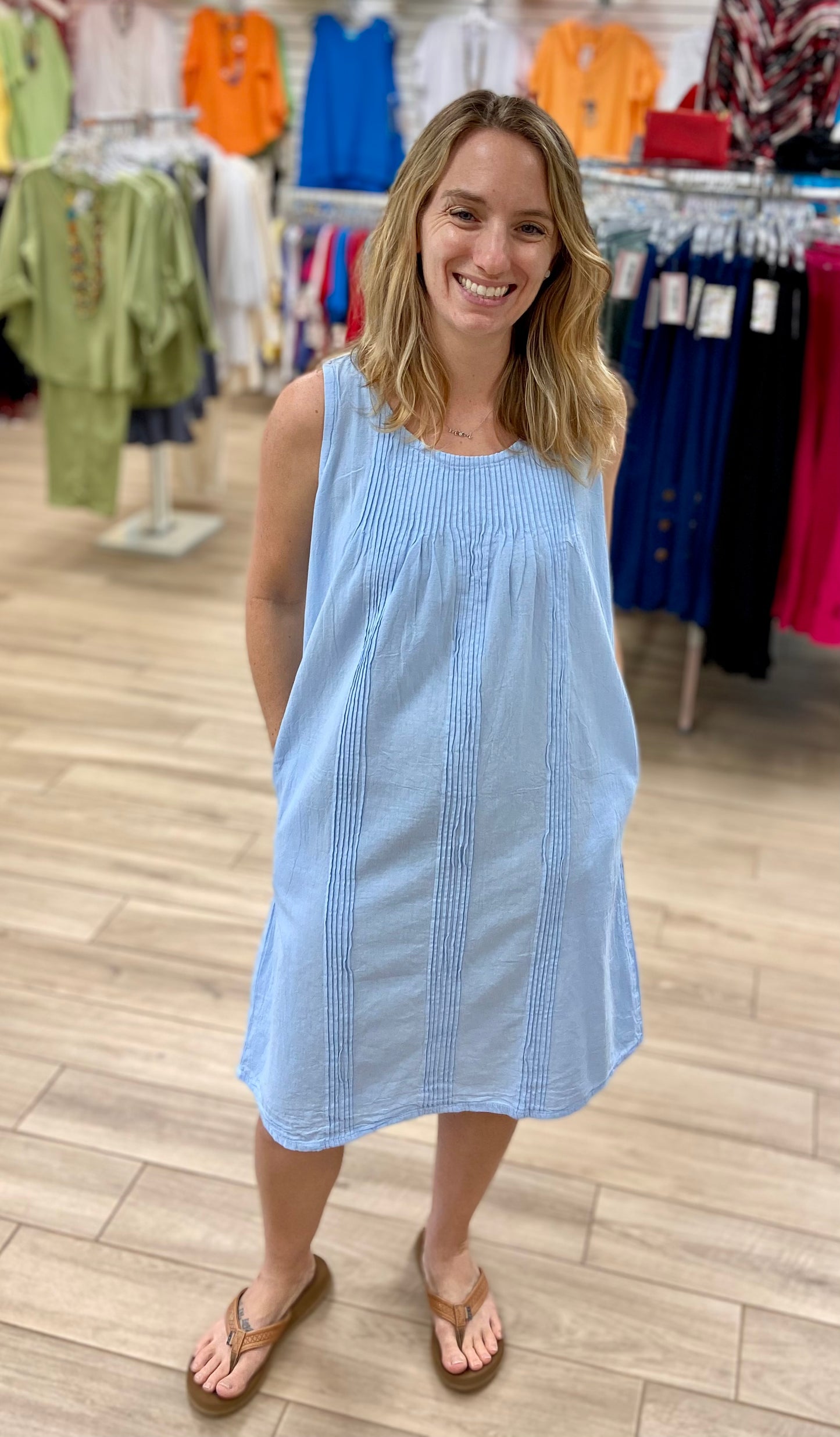 Maya Jones 1202 Pleated Dress