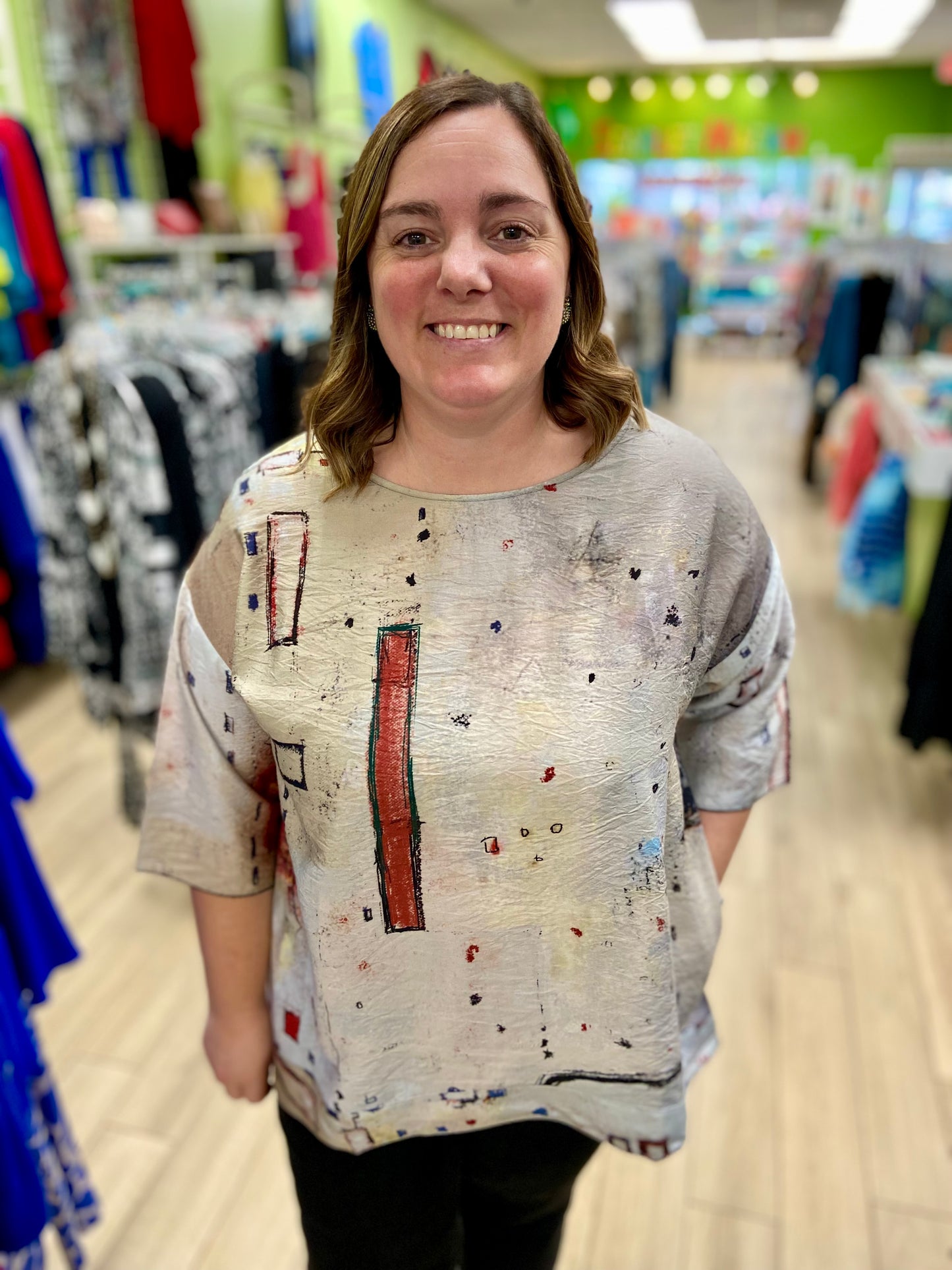 3 Potato A627 Tunic Top