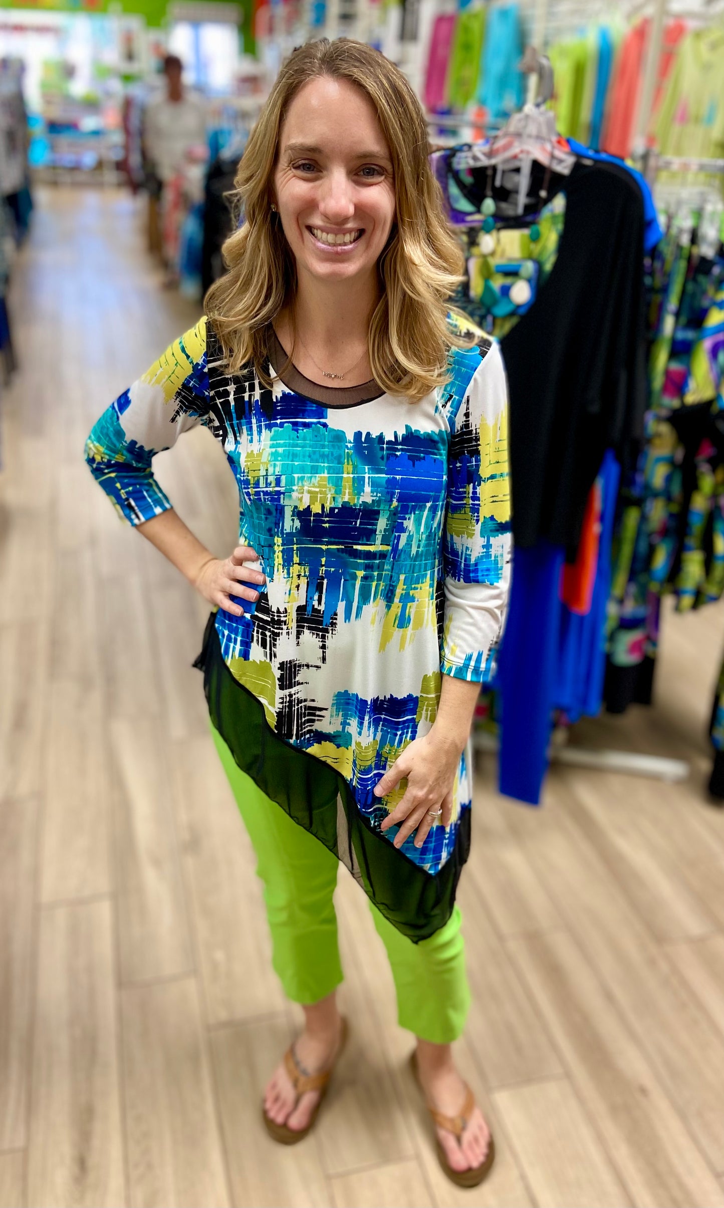 Klaveli Kennedy Slit Back Capri