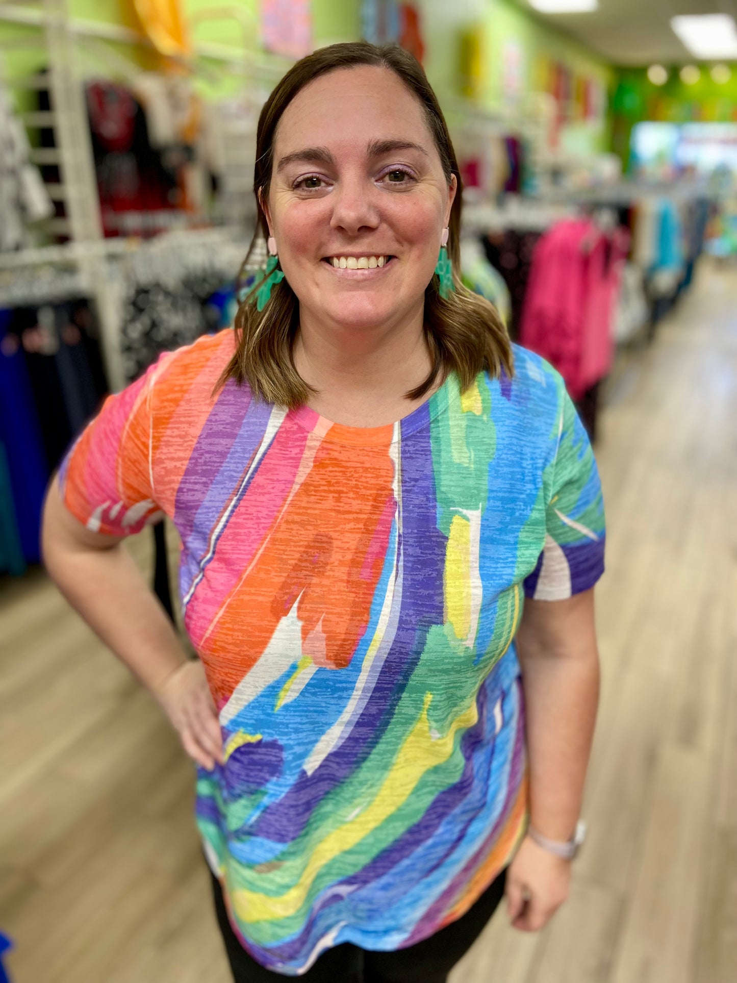 Jess & Jane AJ4 Print Top