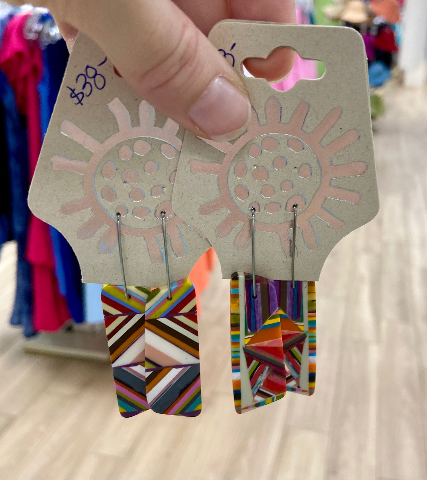 Belart Resin Mosaic Earring