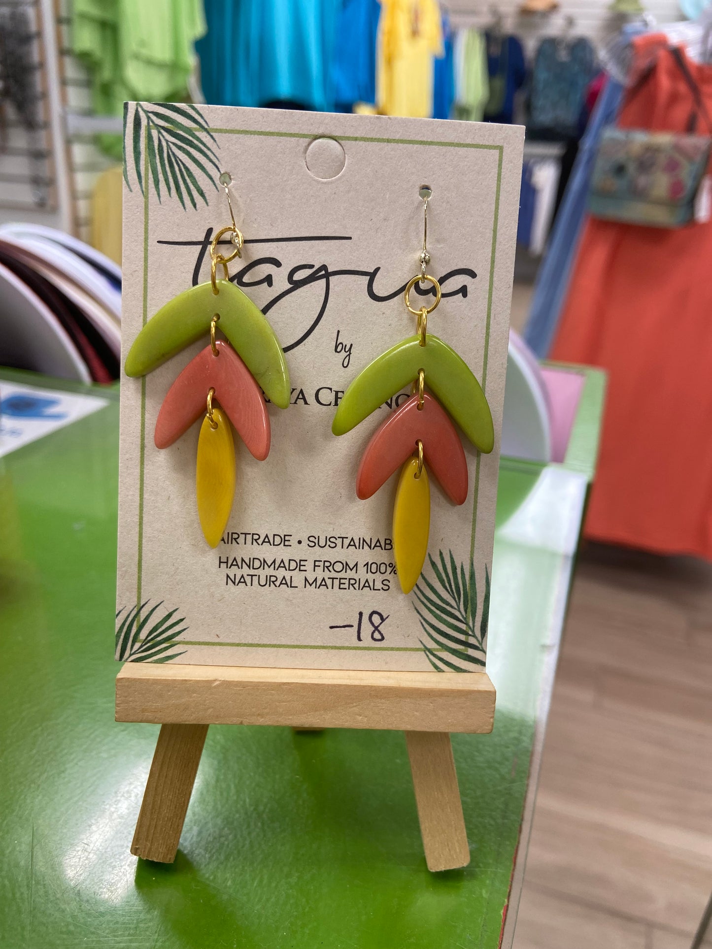 Tagua Lana Earring