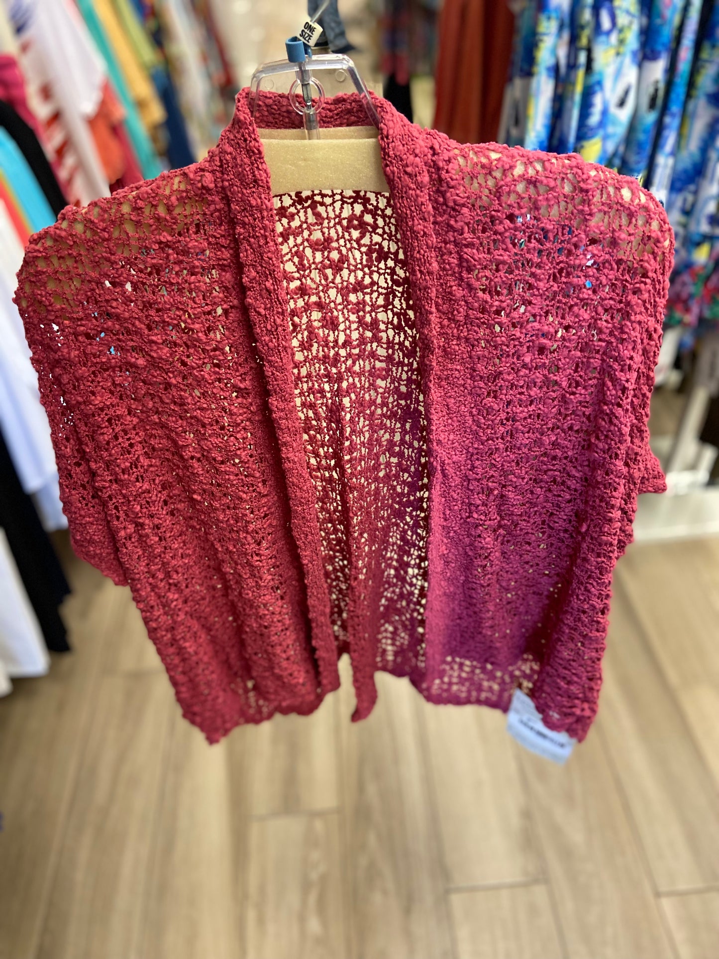 Lost River 2041P One Size Short Sleeve Shrug