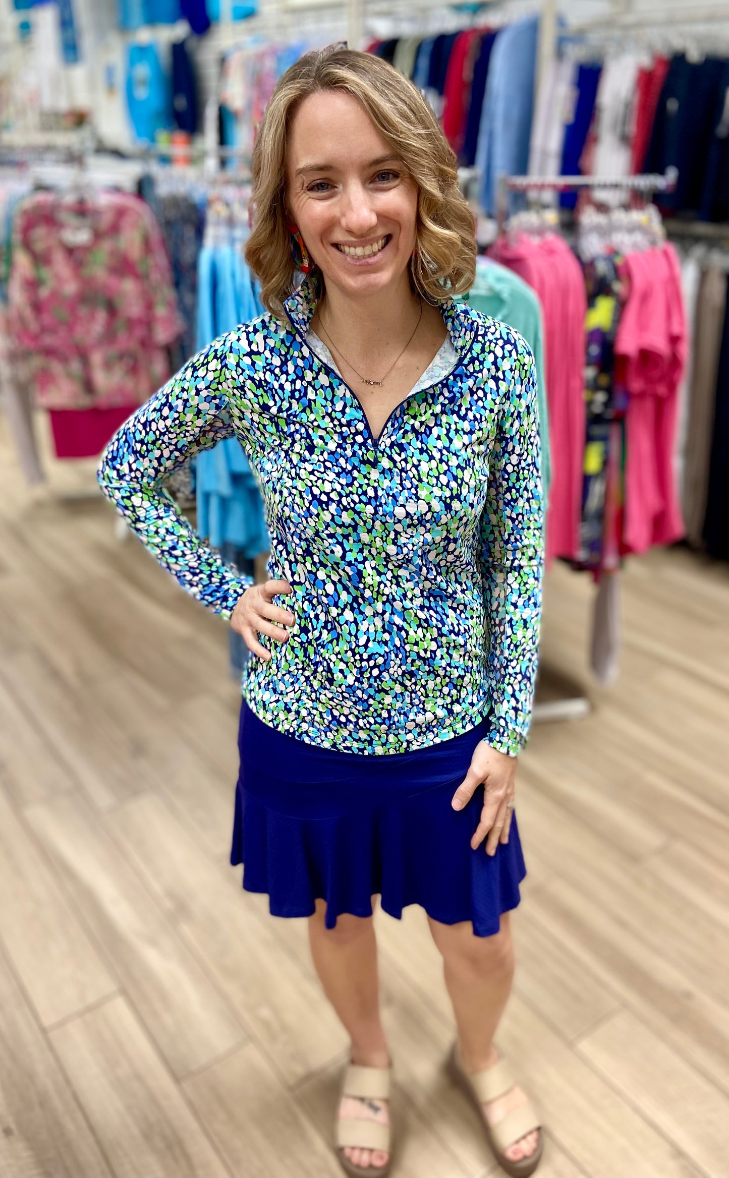 Ibkul 20000 UPF Flounce Skort