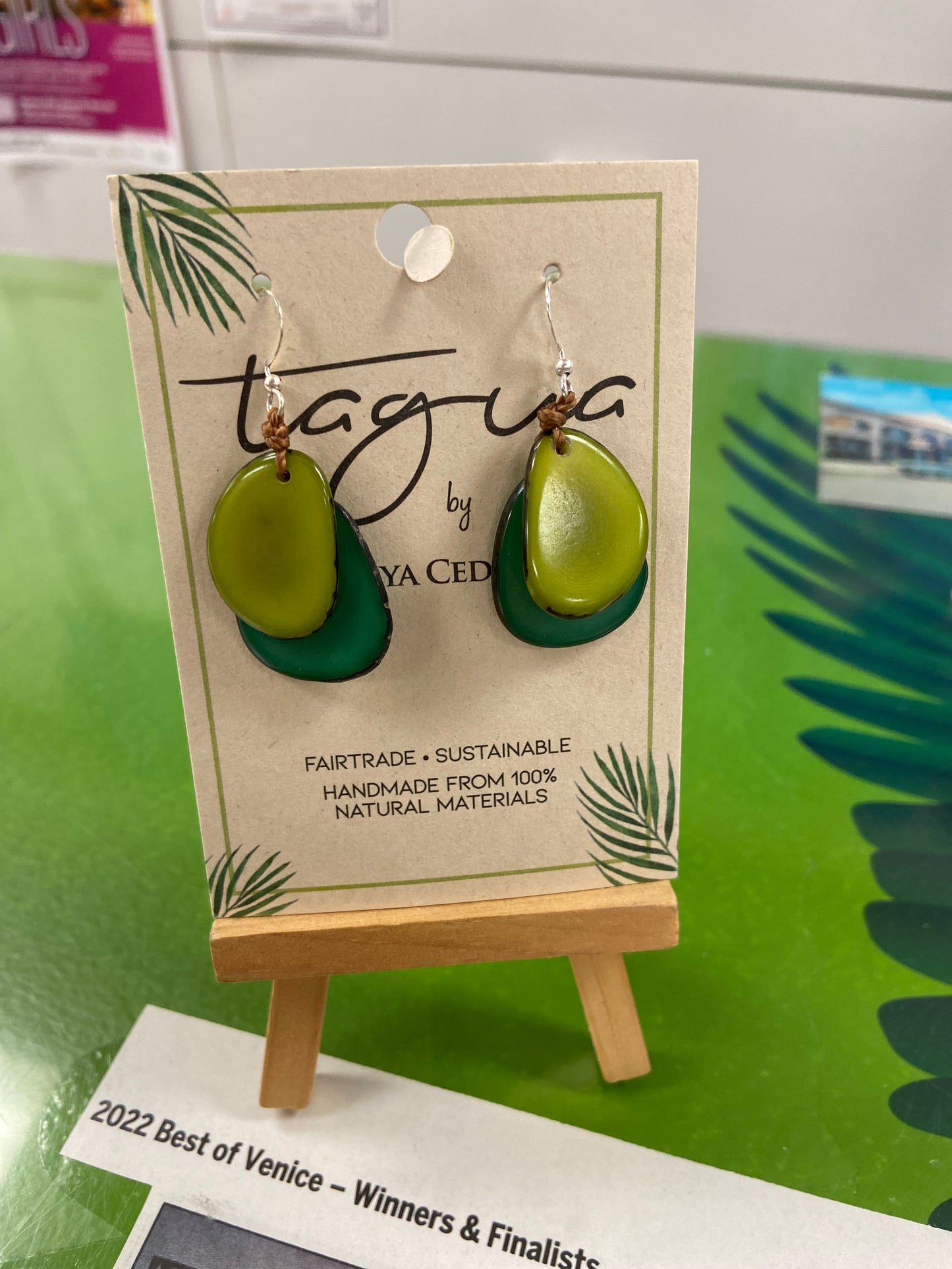 Tagua Fiesta Earring