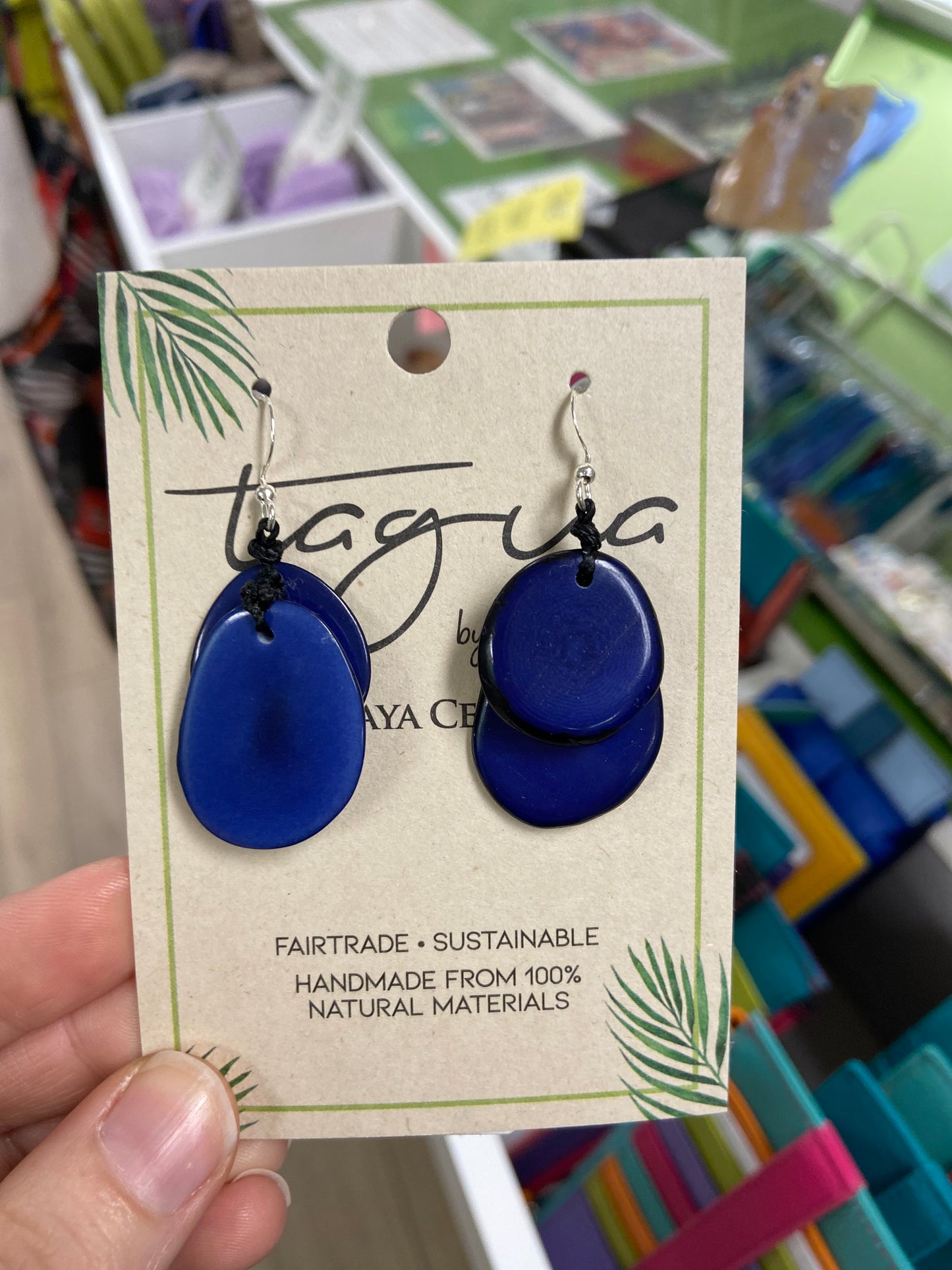 Tagua Fiesta Earring
