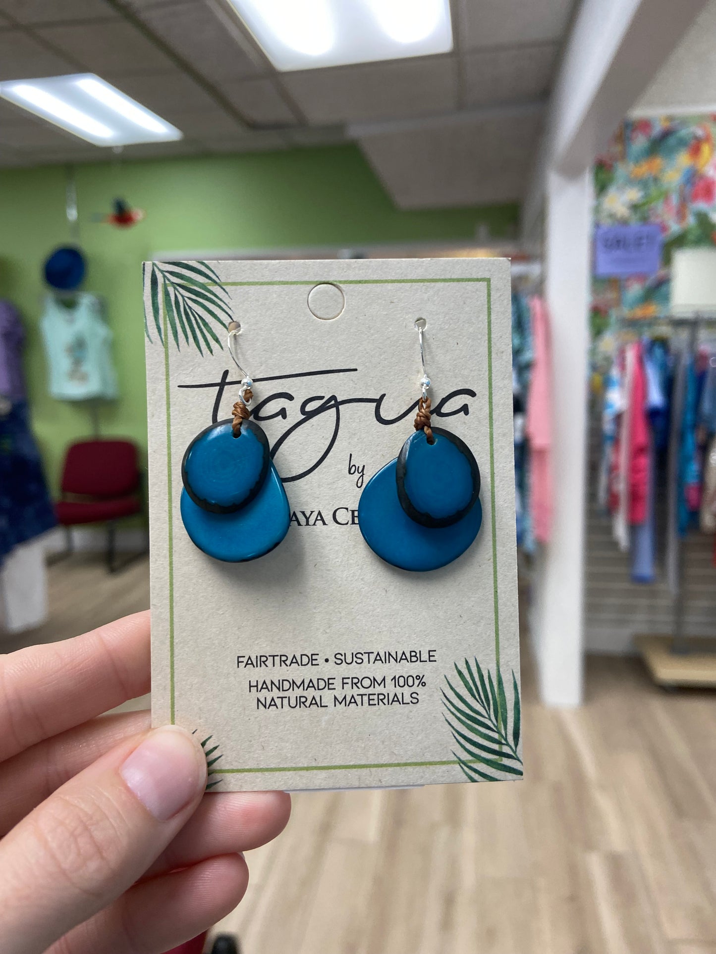 Tagua Fiesta Earring