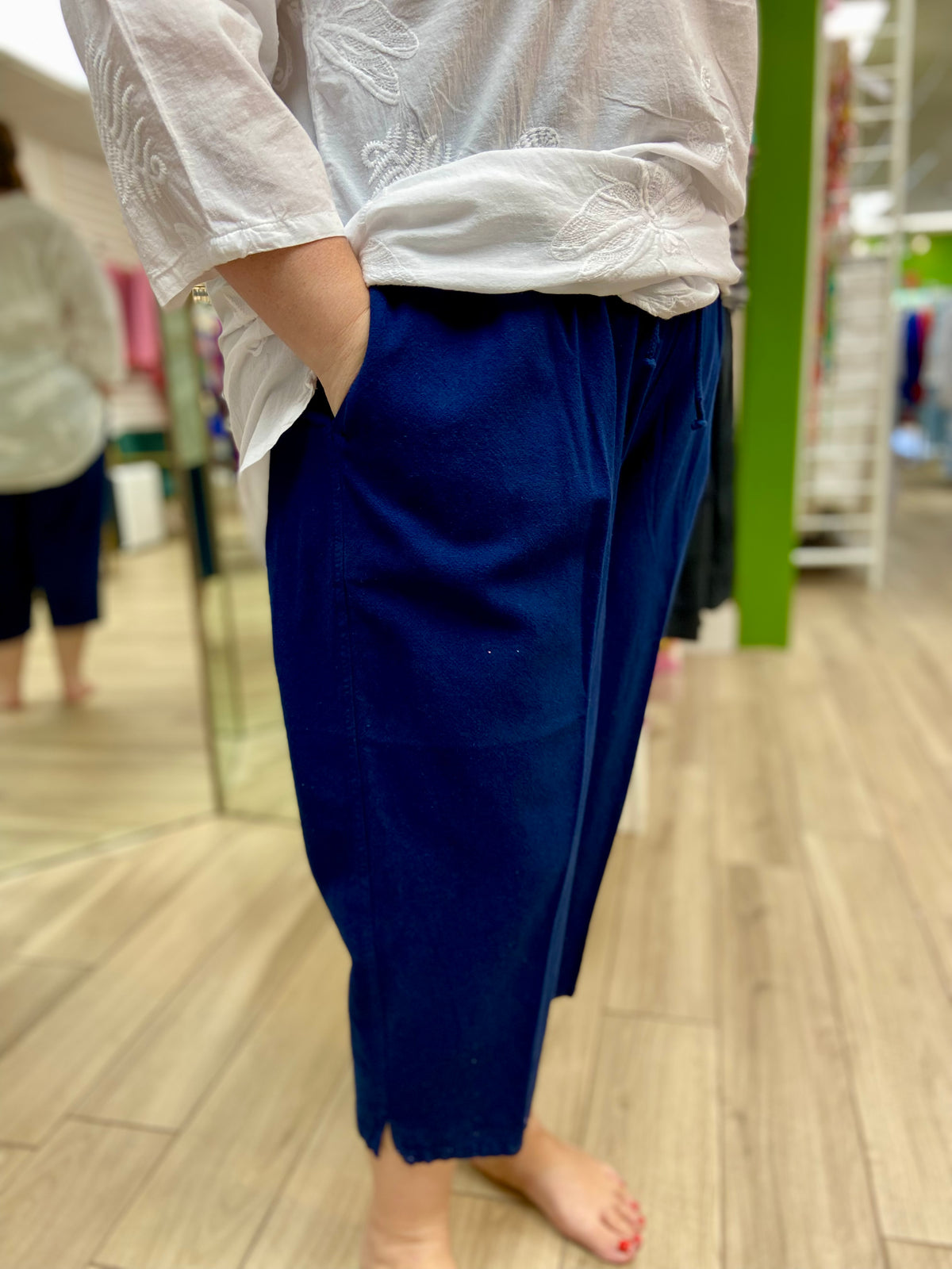 Cottonseed Relax Drawstring Capri