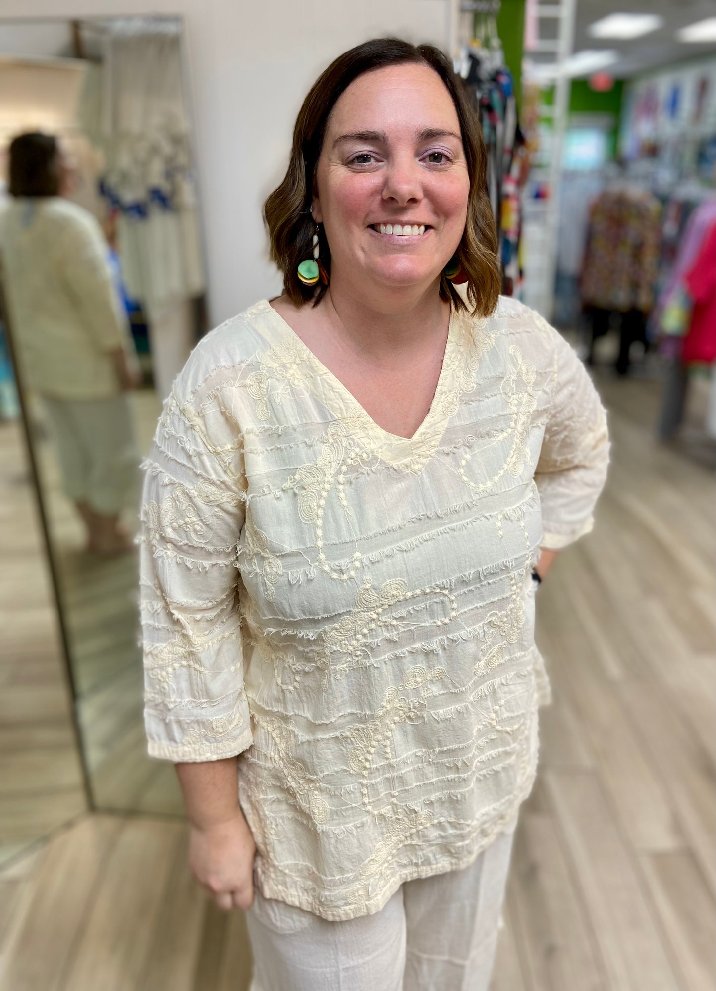 Cottonseed 390EM Tunic Top
