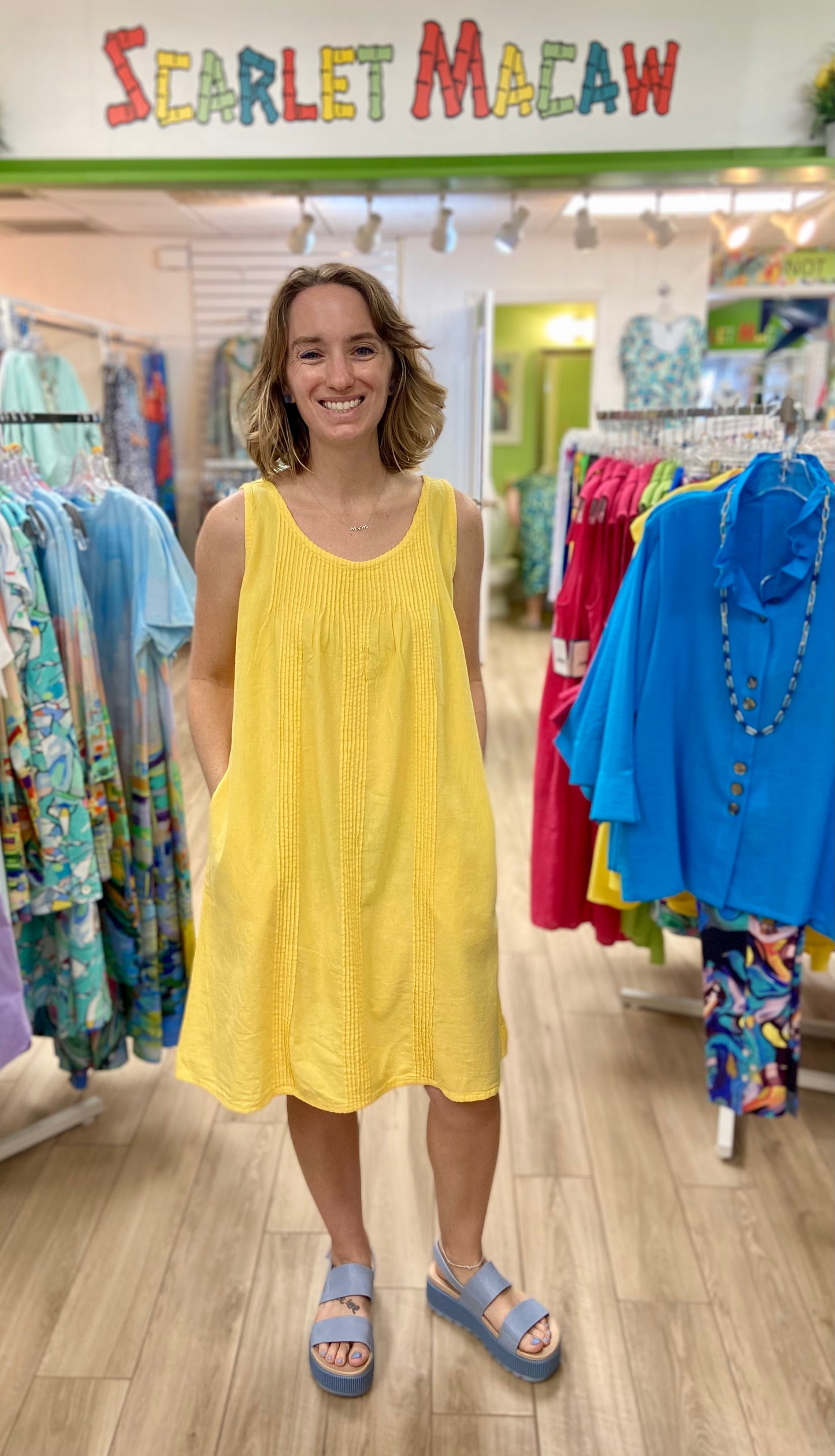Maya Jones 1202 Pleated Dress