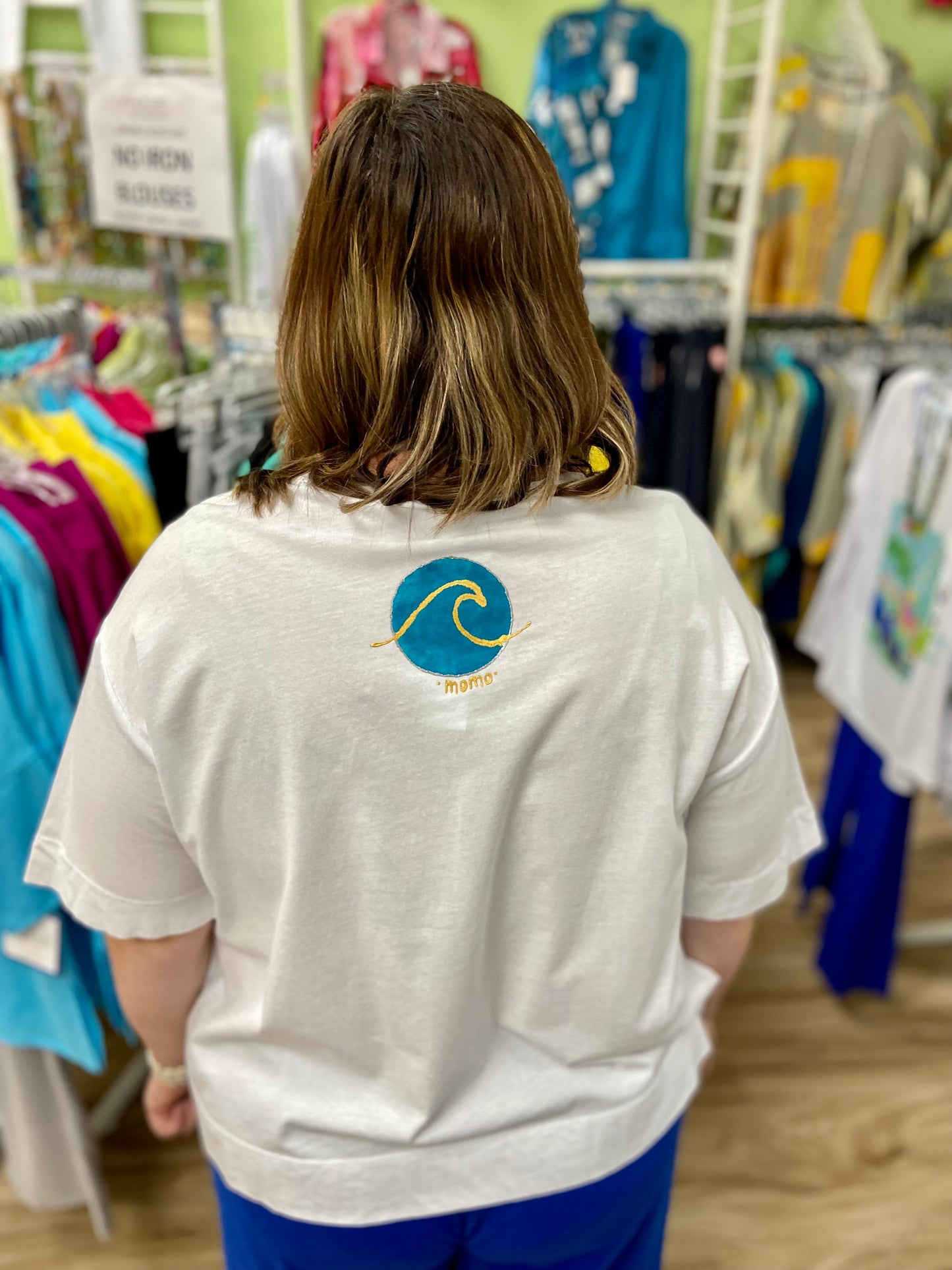 MoMo Painted SC145 Crop Tee