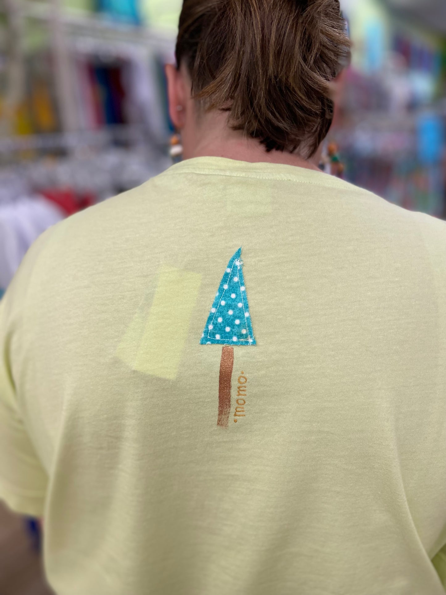 MoMo Painted SC145 Crop Tee