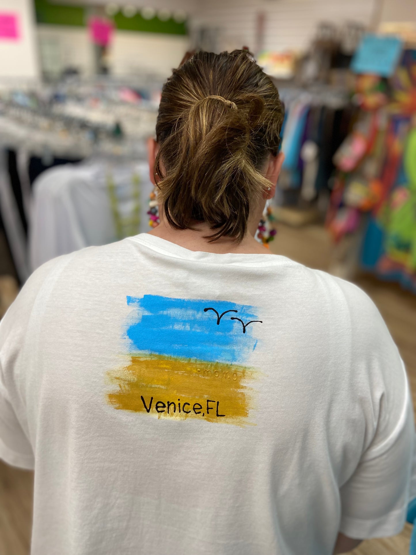 MoMo Painted SC145 Crop Tee